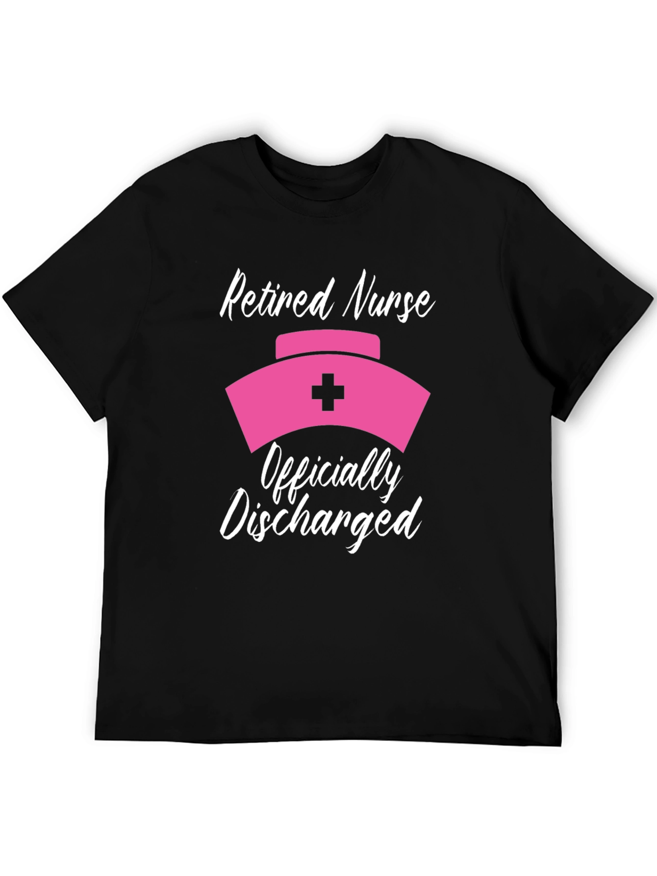 Black Retired Nurse Officially Discharged T-Shirt view 5