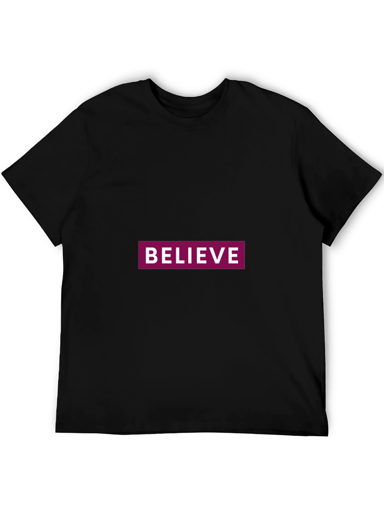 Black Believe Graphic Tee - Classic Black Comfort view 5