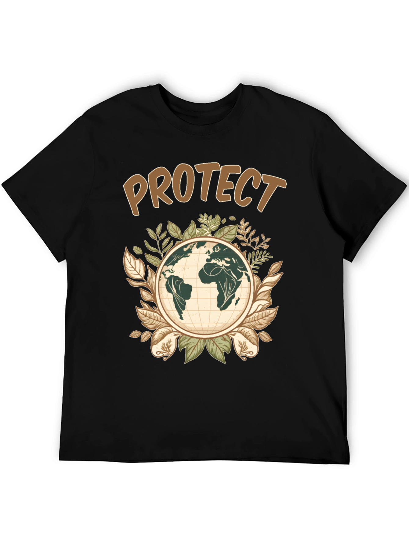 Black Protect Earth Graphic Tee view 5