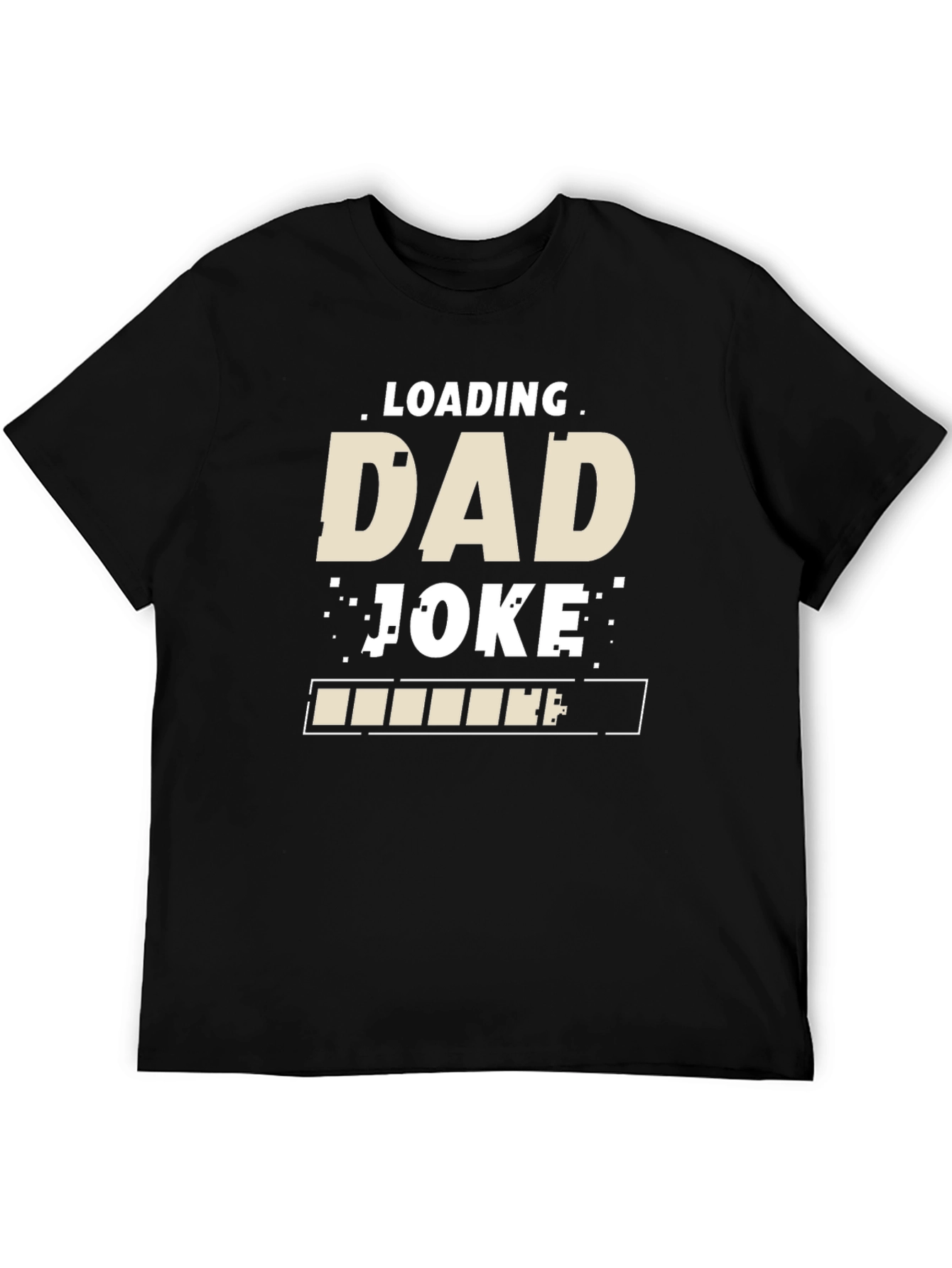 Black Loading Dad Joke T-Shirt - Funny Father's Day Tee view 5