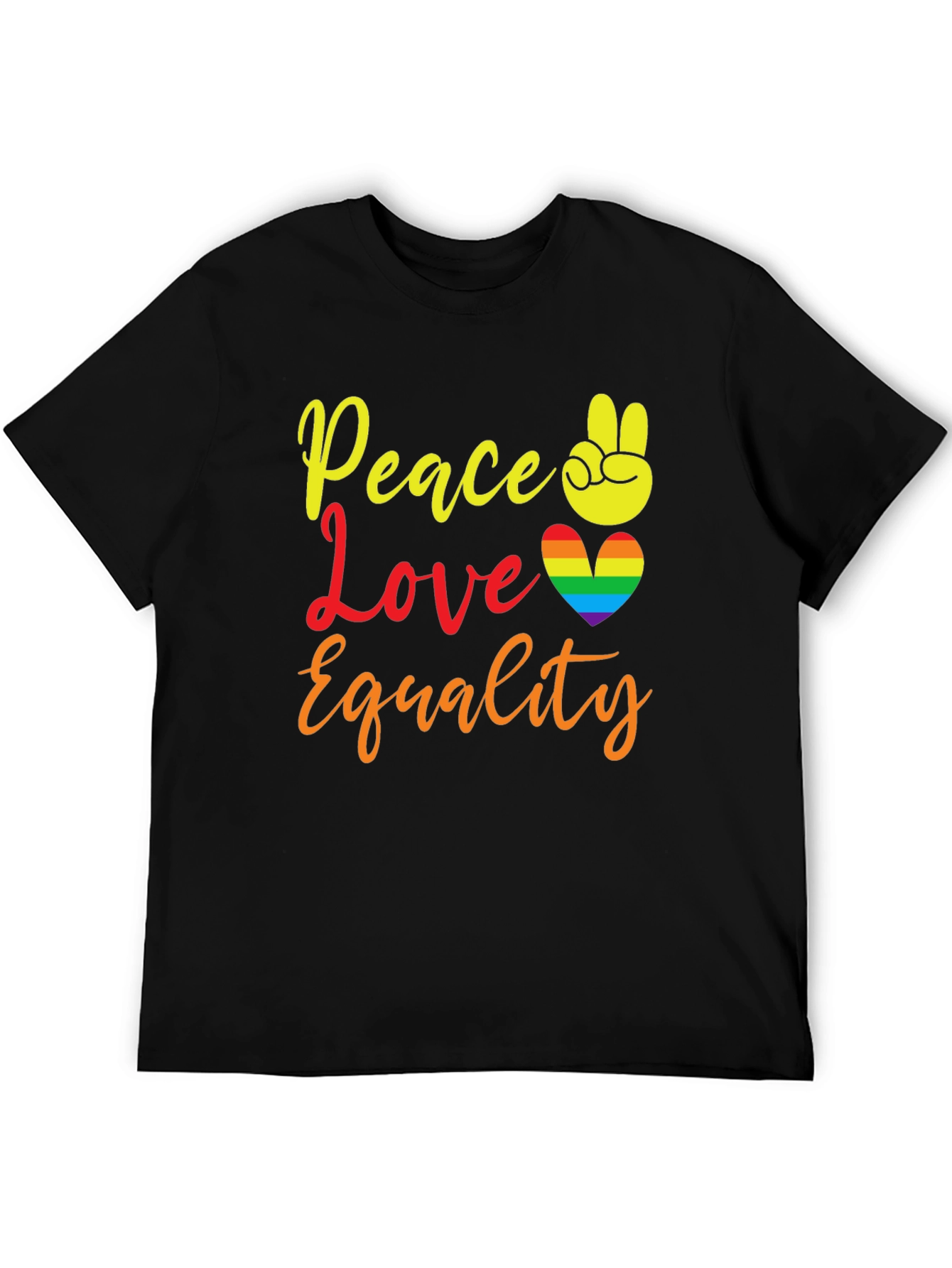 Peace Love Equality Pride T-Shirt - 5