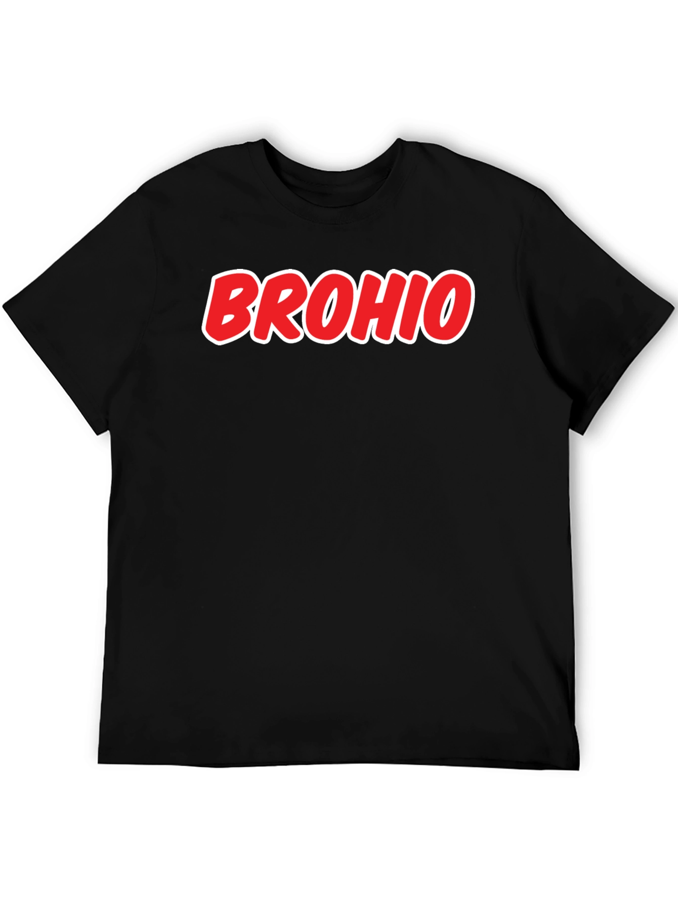 Black Brohio T-Shirt - Novelty Graphic Tee view 5