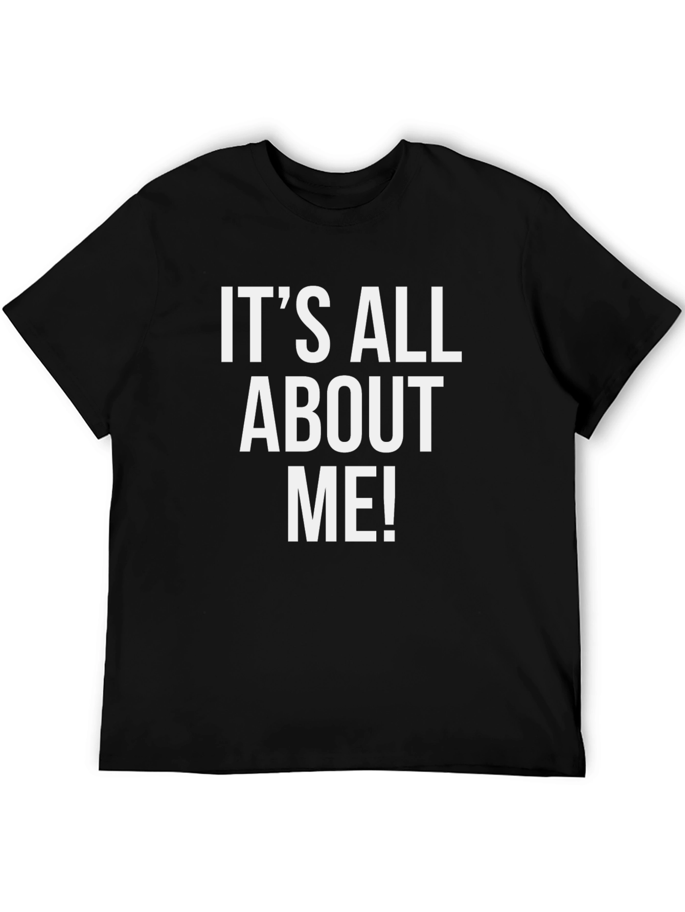 Black It's All About Me! Graphic Tee view 5