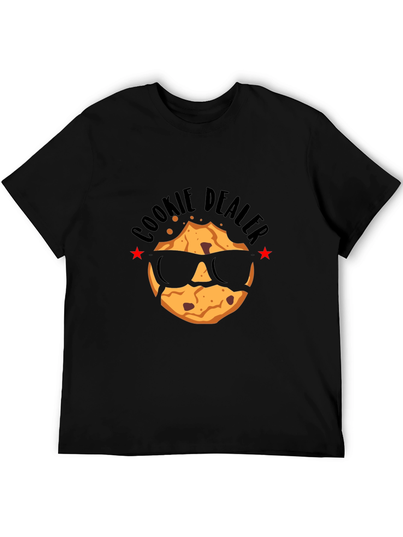 Black Cookie Dealer Graphic T-Shirt - Cool & Unique Design view 5