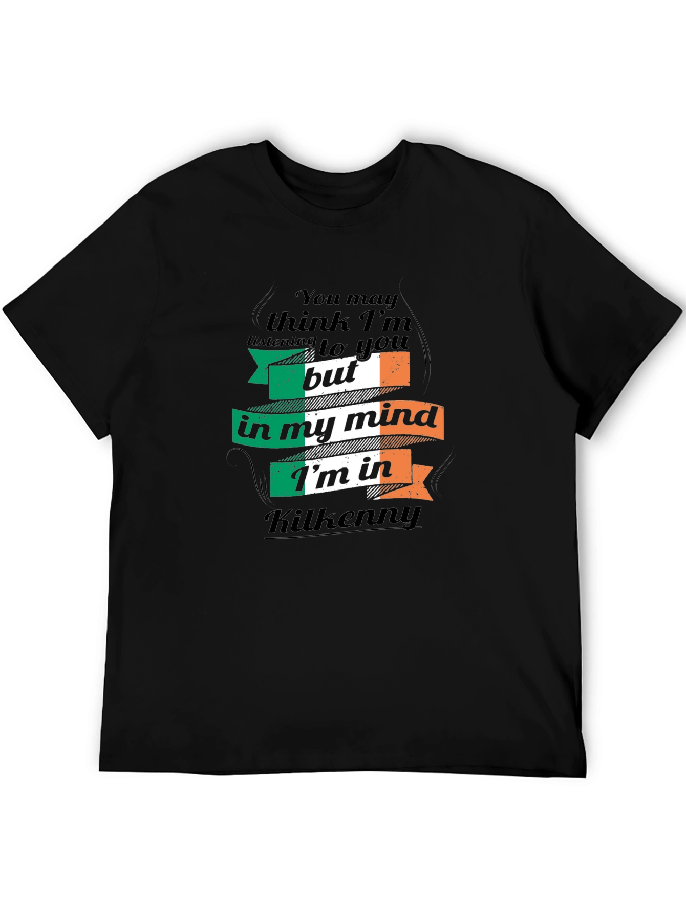 Black Kilkenny Ireland Mind T-Shirt Funny Irish Pride Tee view 5