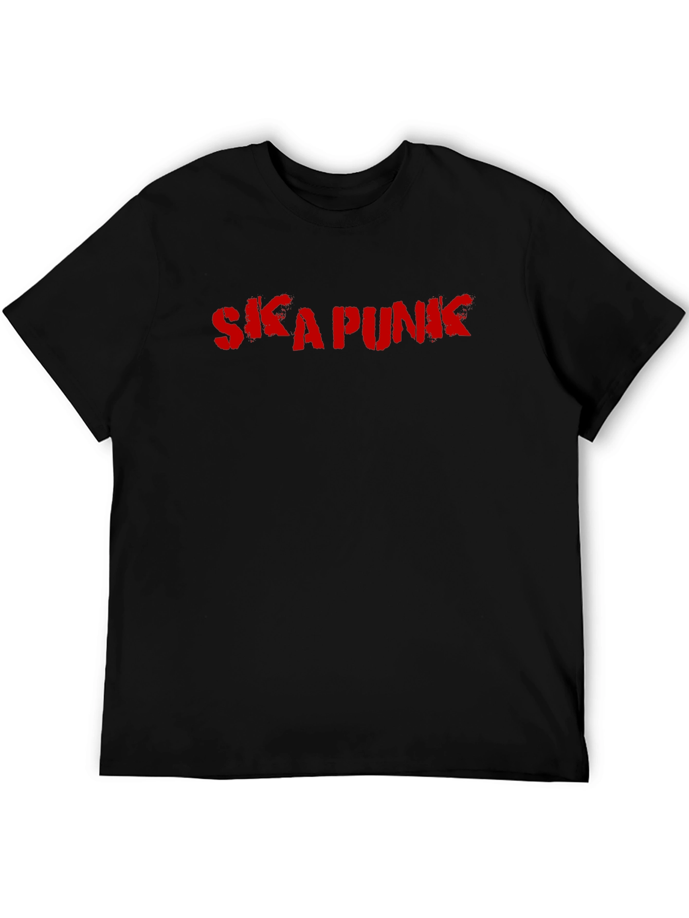 Black Ska Punk Graphic Print Tee view 5