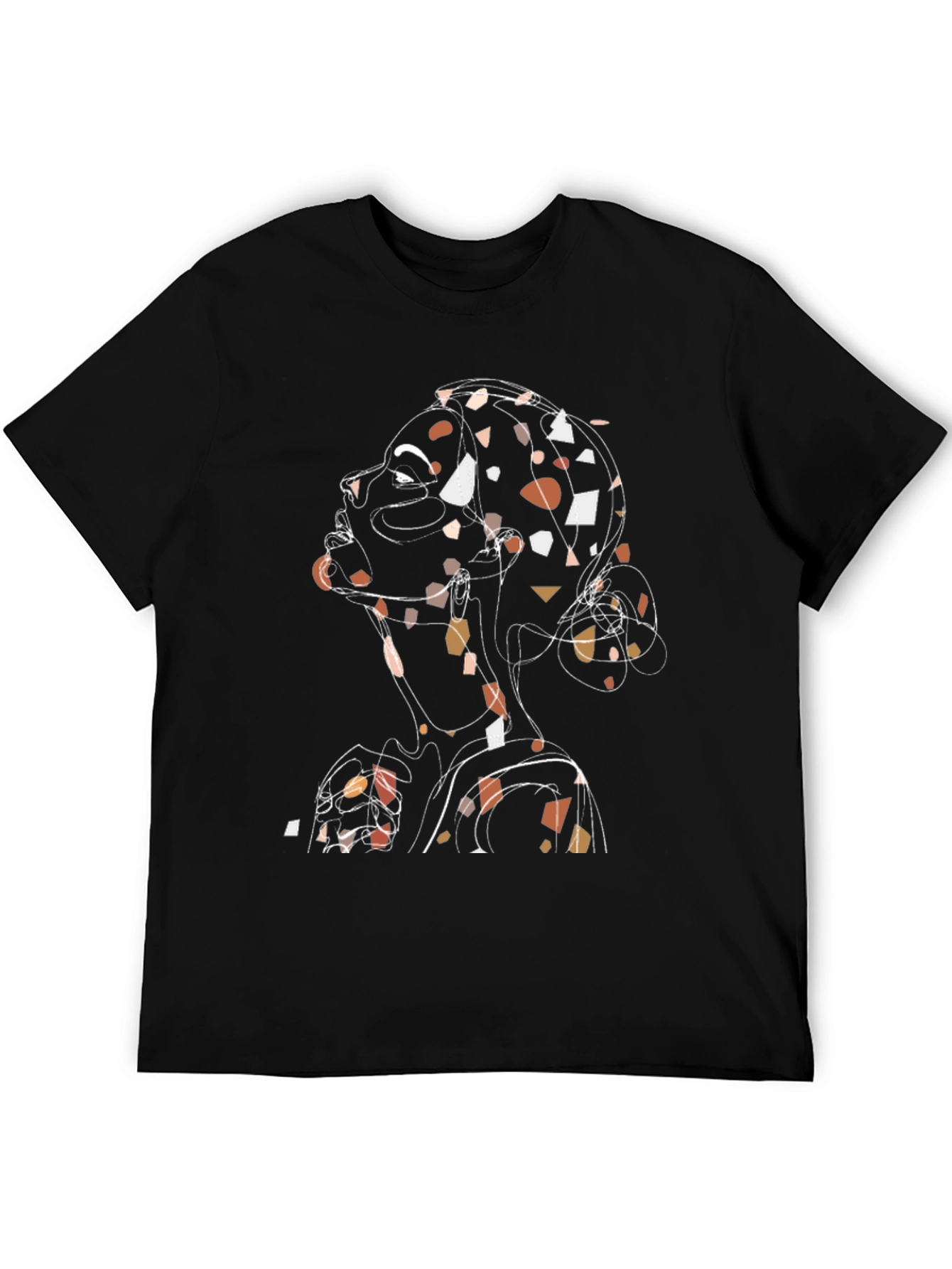 Abstract Woman Graphic Tee - Unique Art Print - 5