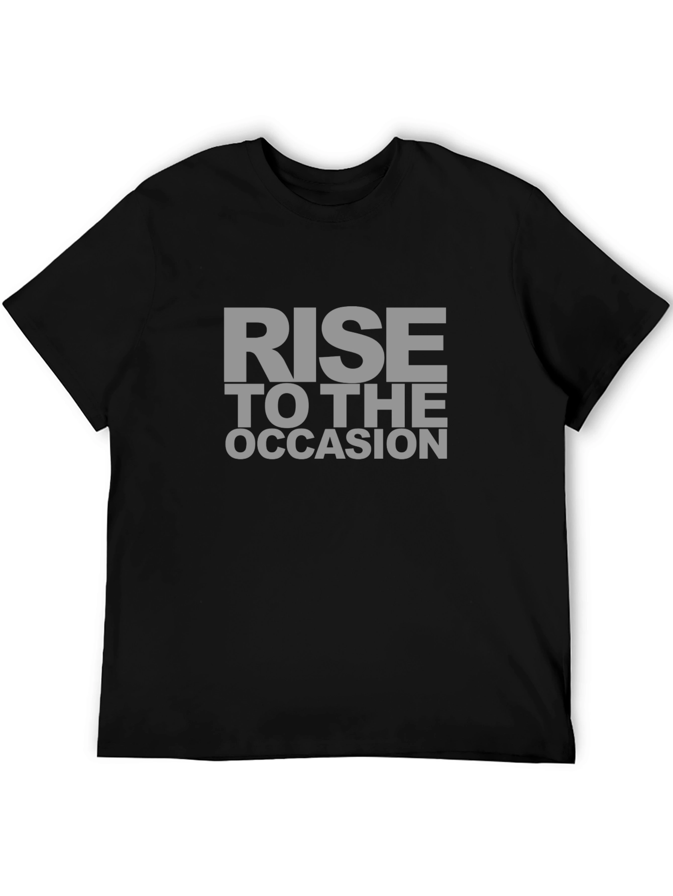 Black Rise to the Occasion Graphic Tee view 5