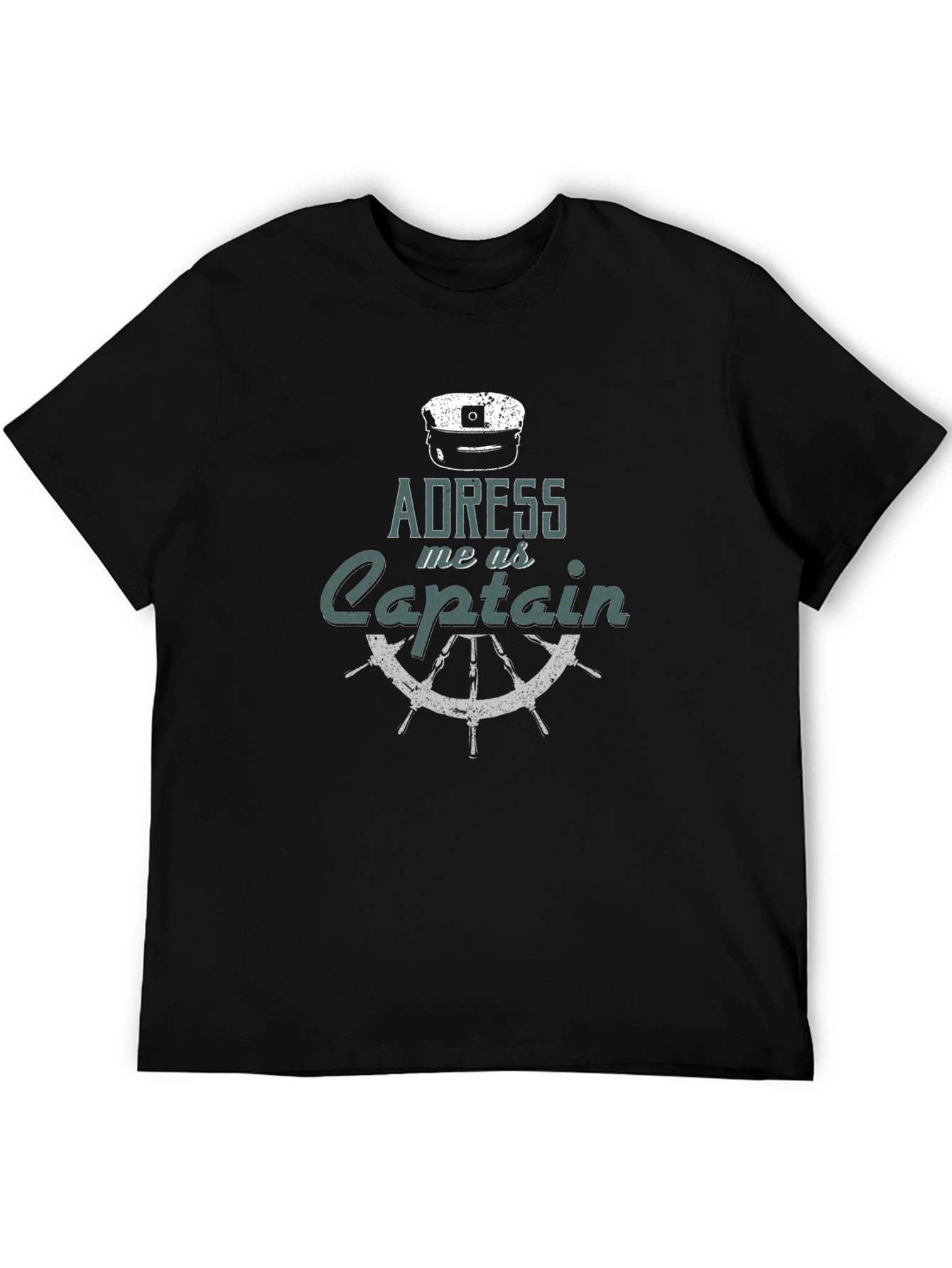 Address Me As Captain T-Shirt - 5