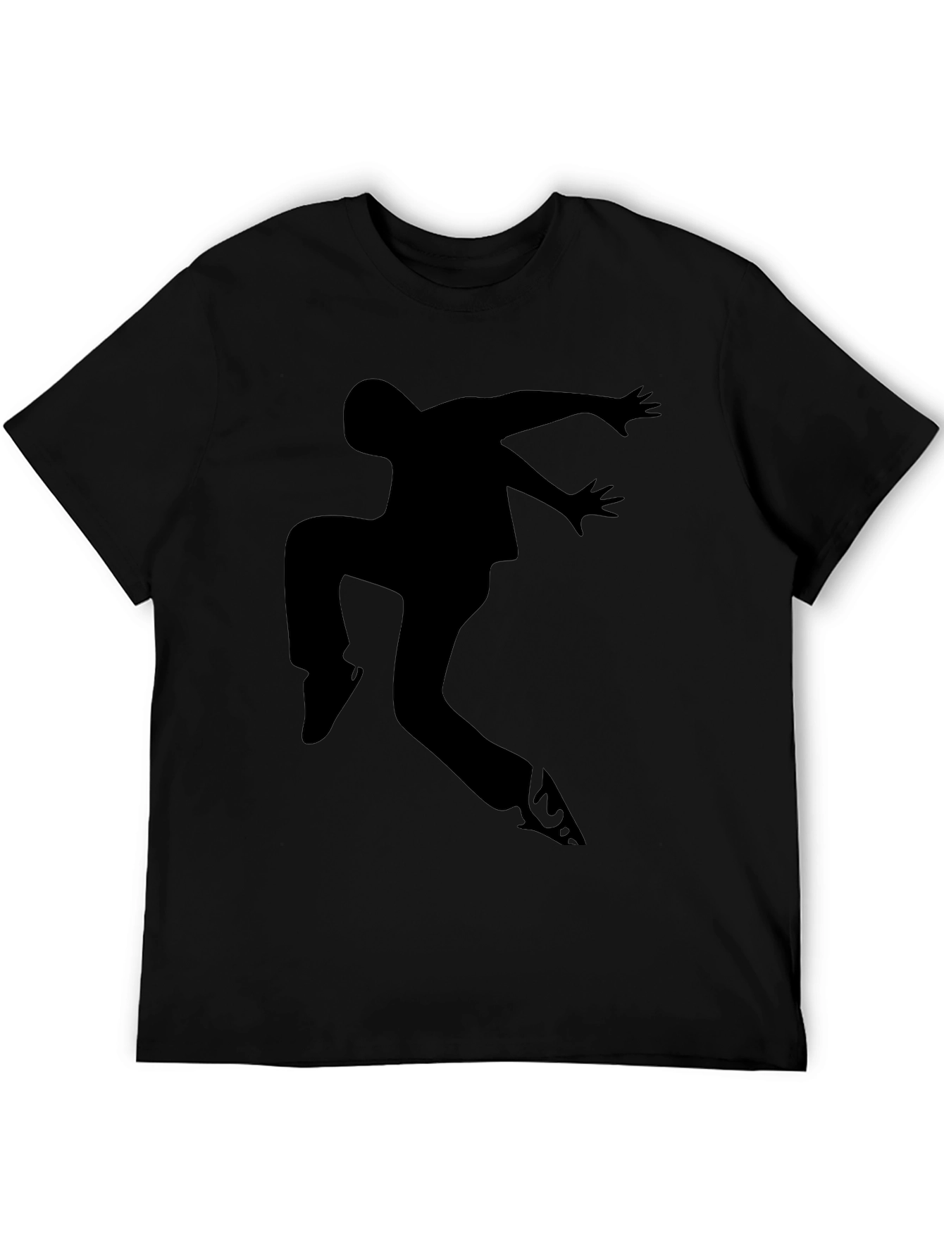 Black Black Dancer Silhouette Graphic Tee view 5