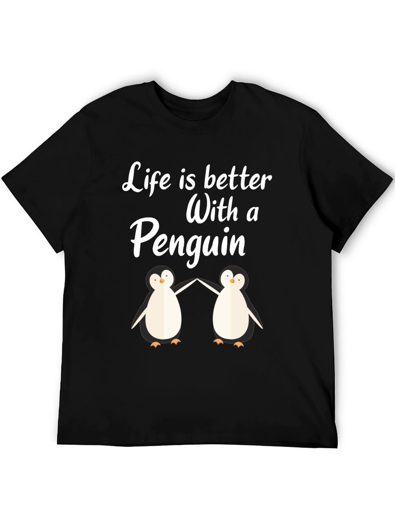 Black Life is Better With a Penguin Graphic T-Shirt view 5