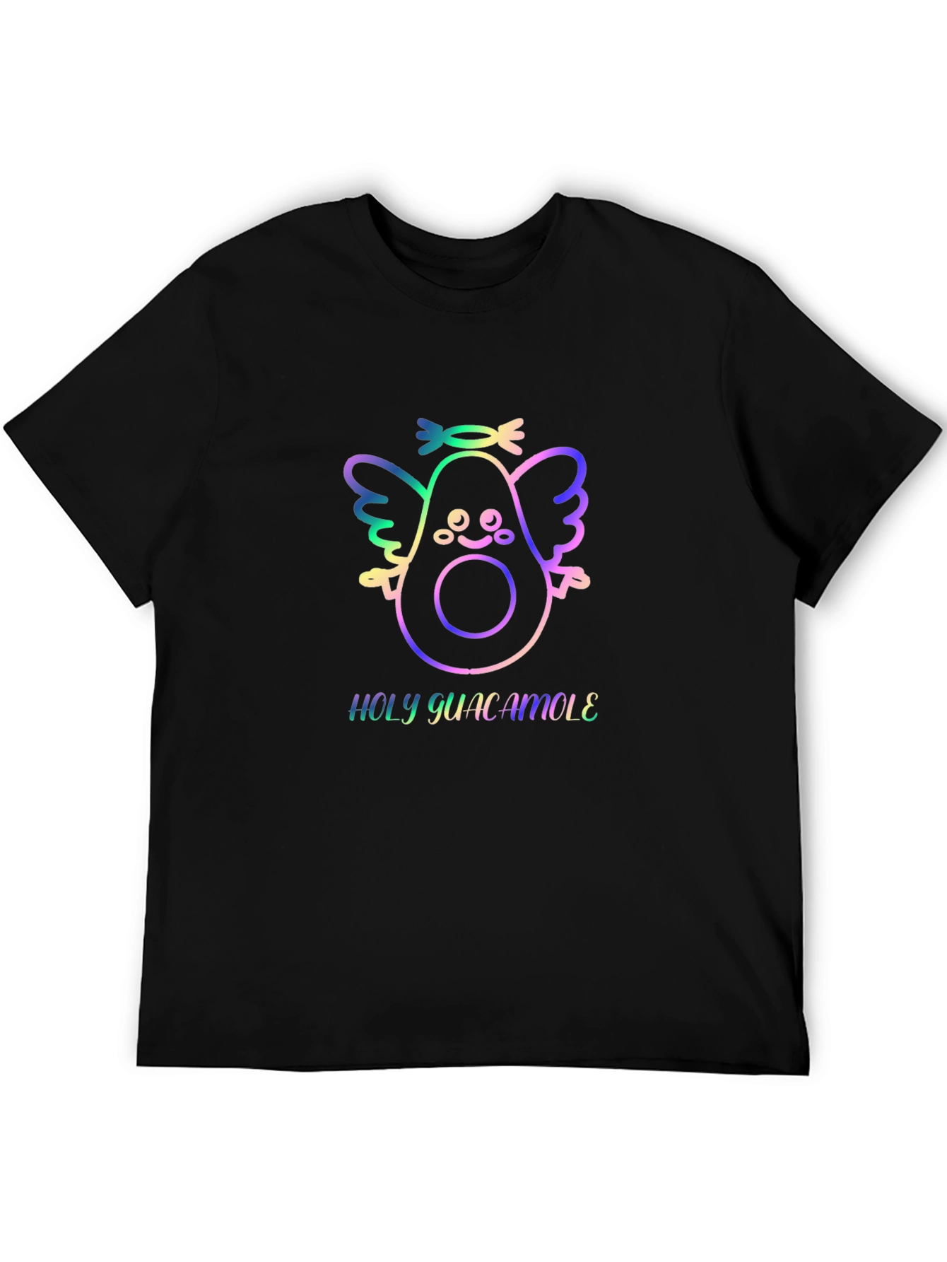 Holy Guacamole T-Shirt - Angel Avocado Graphic Tee - 5