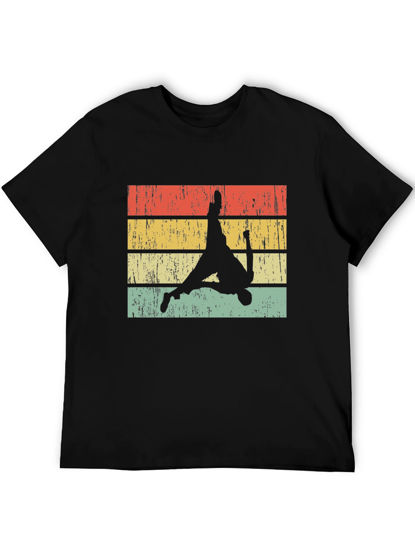 Black Retro Breakdance T-Shirt - Vintage Style view 5