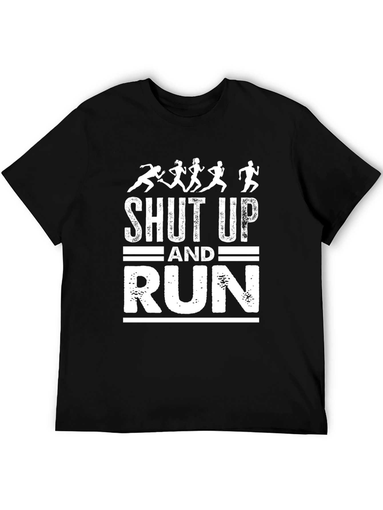 Shut Up and Run Graphic Tee - Athletic Runner T-Shirt - 5