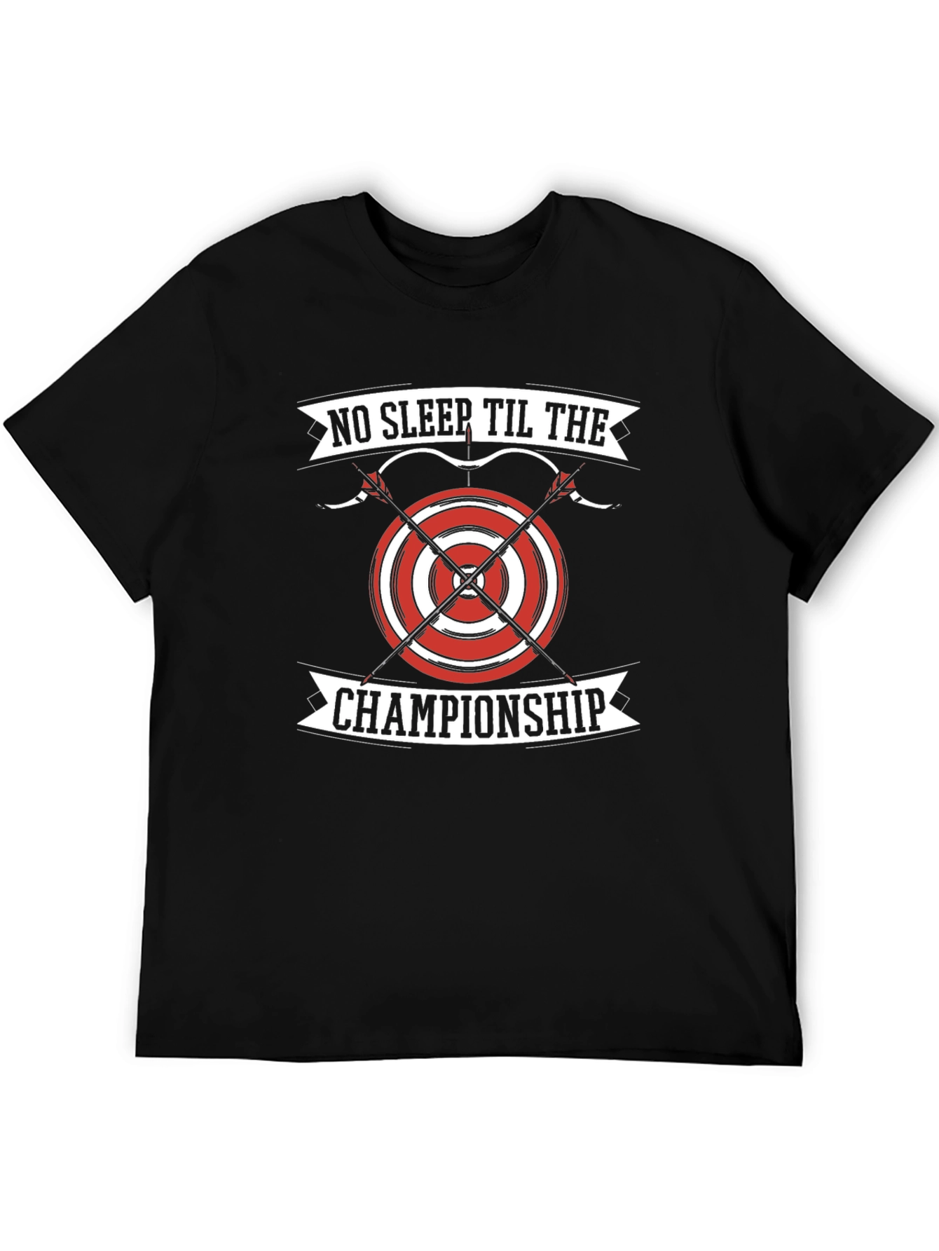 Black Archery Championship T-Shirt view 5