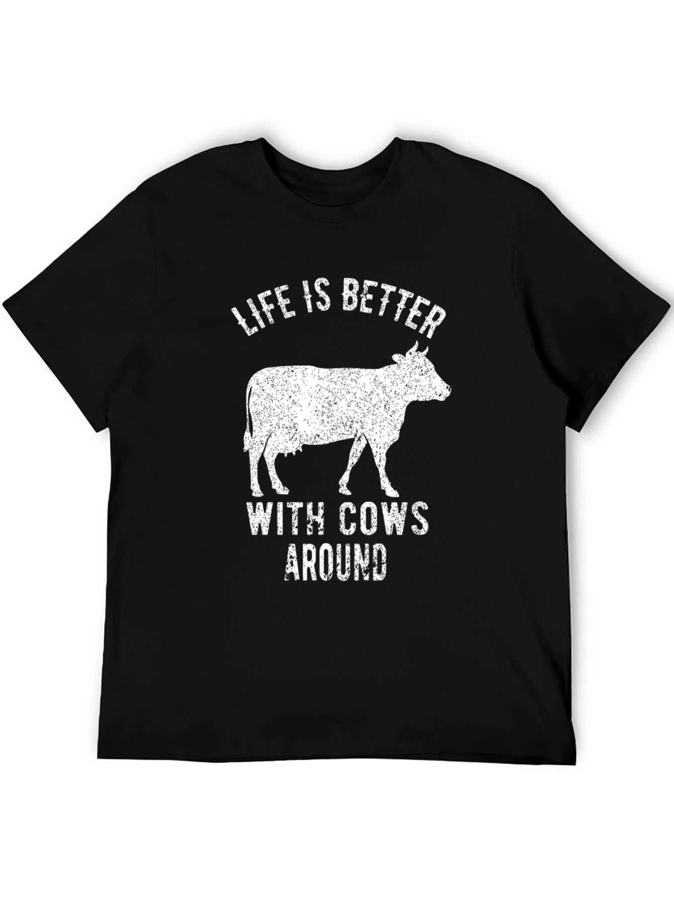 Life Is Better With Cows Around T-Shirt - 5