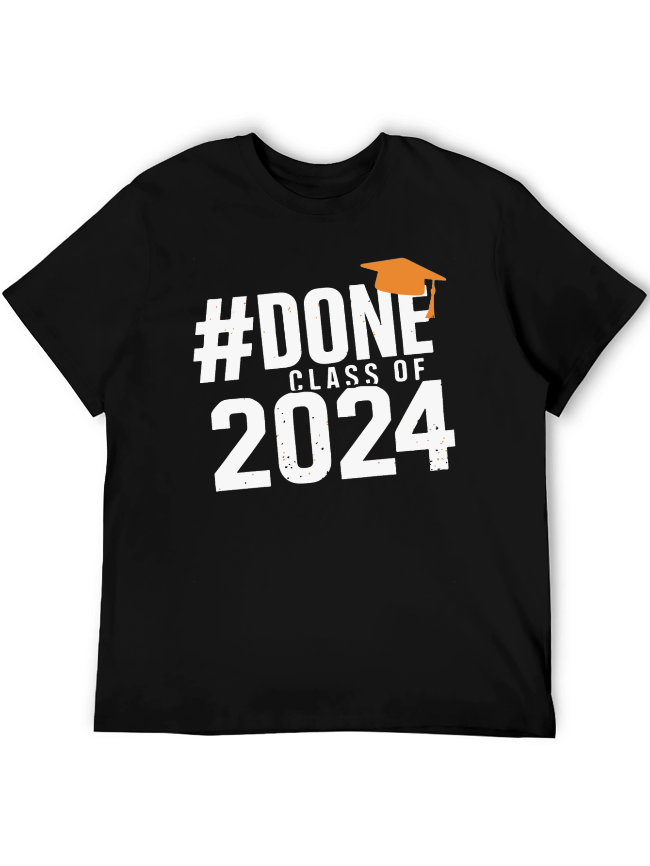 Black Done Class of 2024 Graduation T-Shirt view 5