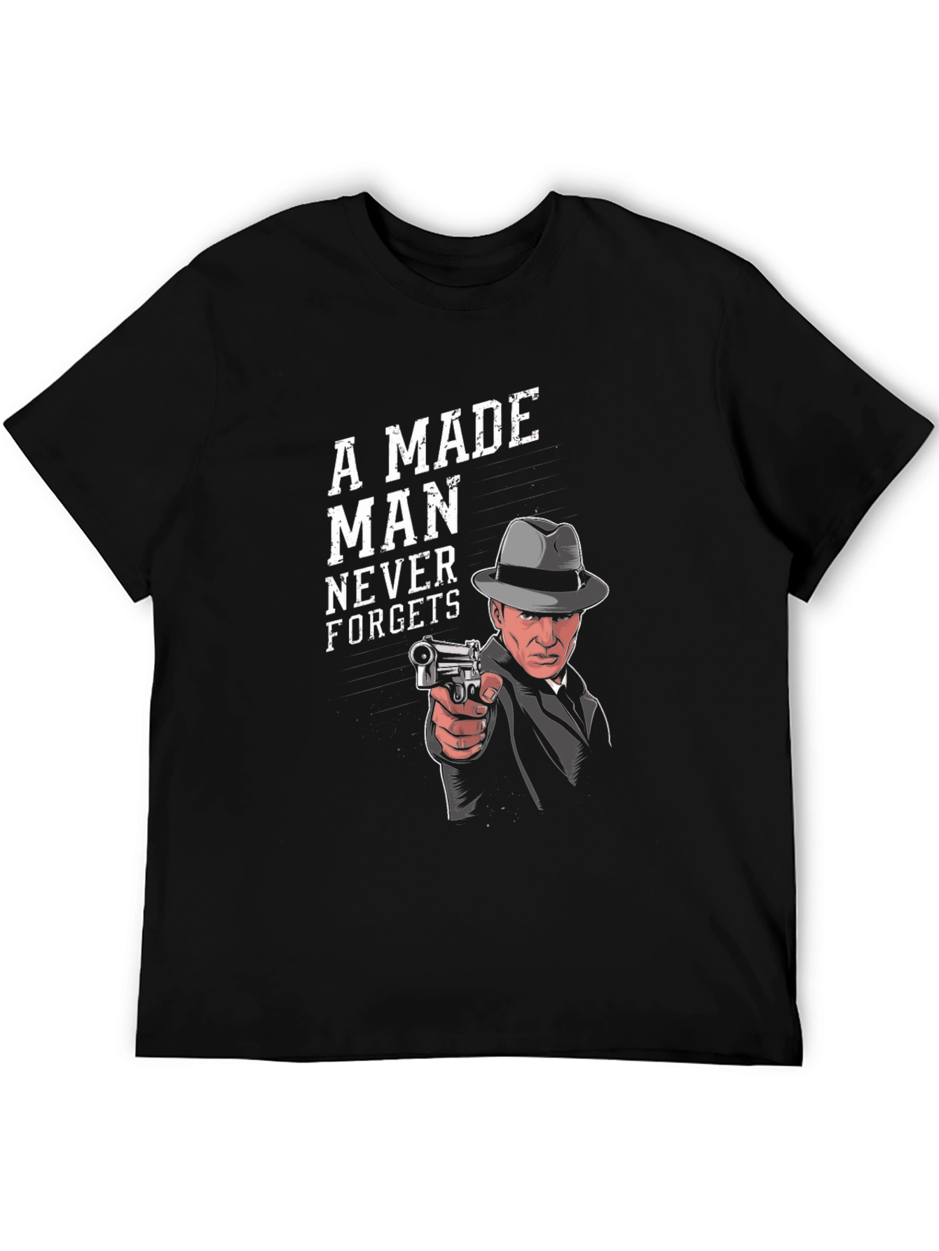 Black Made Man Graphic Tee - Never Forgets! view 5
