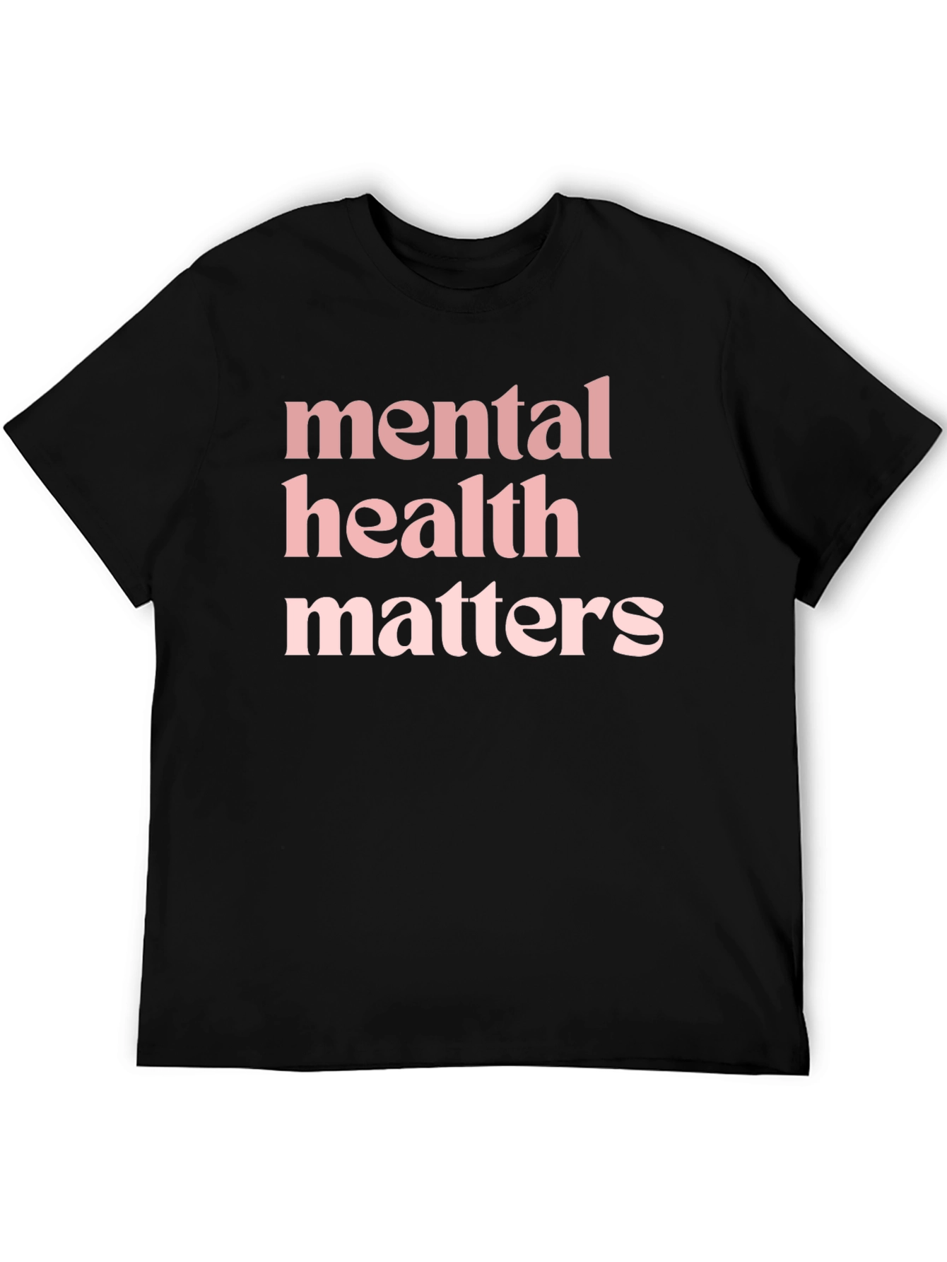 Black Mental Health Matters Graphic T-Shirt view 5