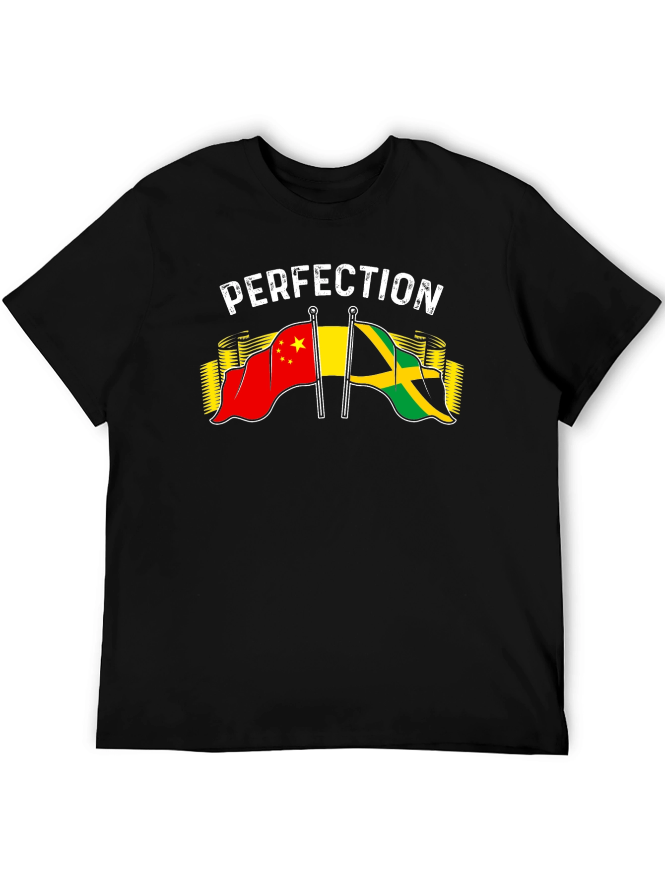 Perfection China Jamaica Flag Graphic T-Shirt - 5