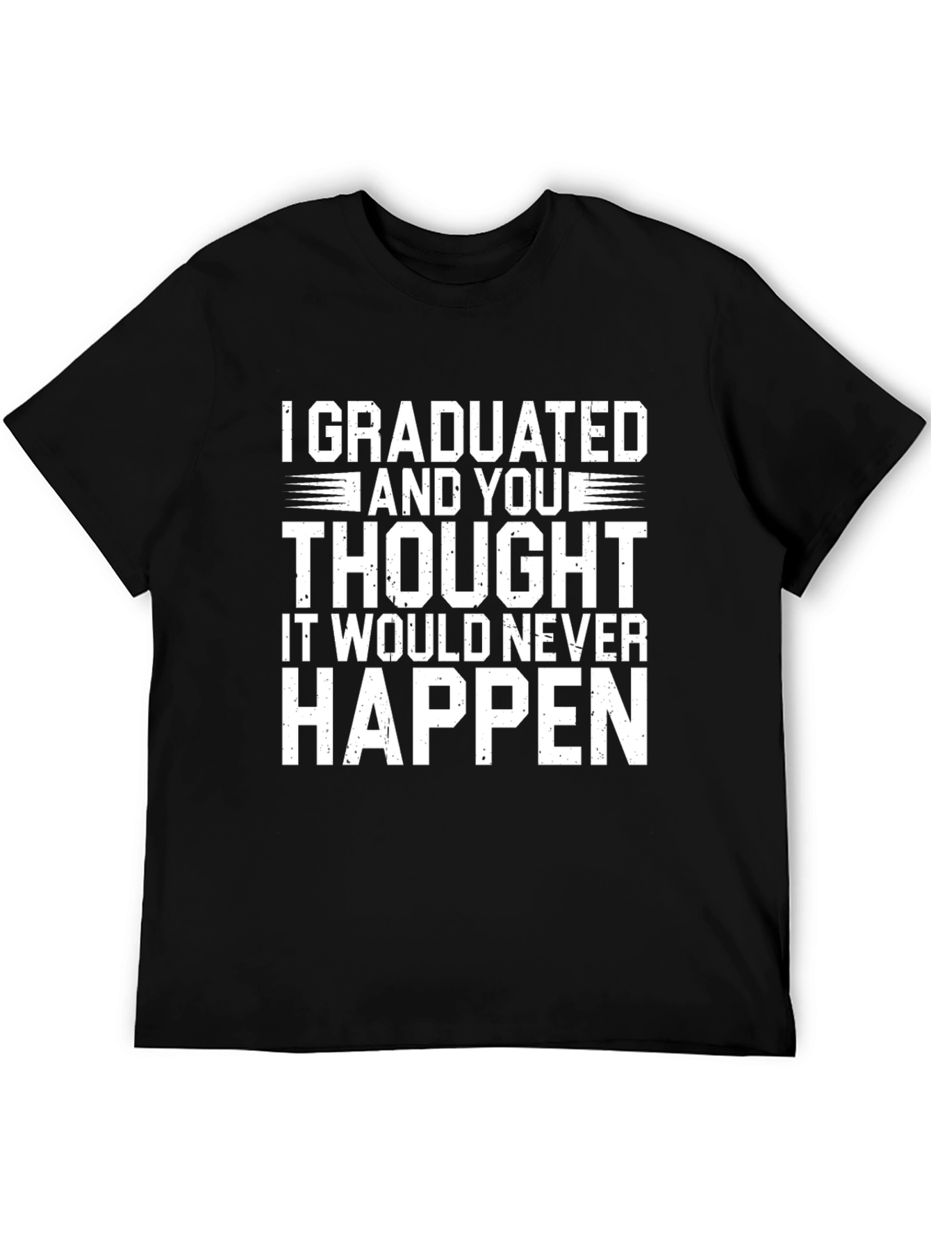Black Graduated Sarcastic T-Shirt view 5