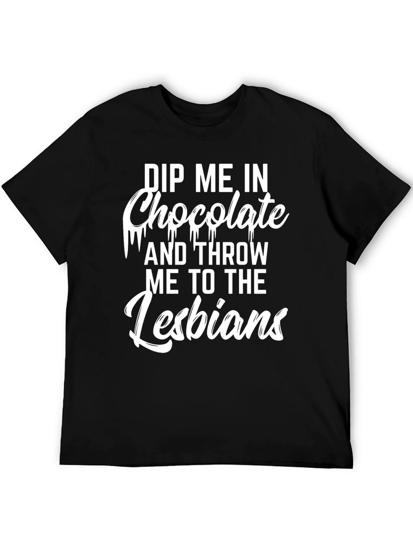 Black Dip Me In Chocolate Graphic Tee view 5