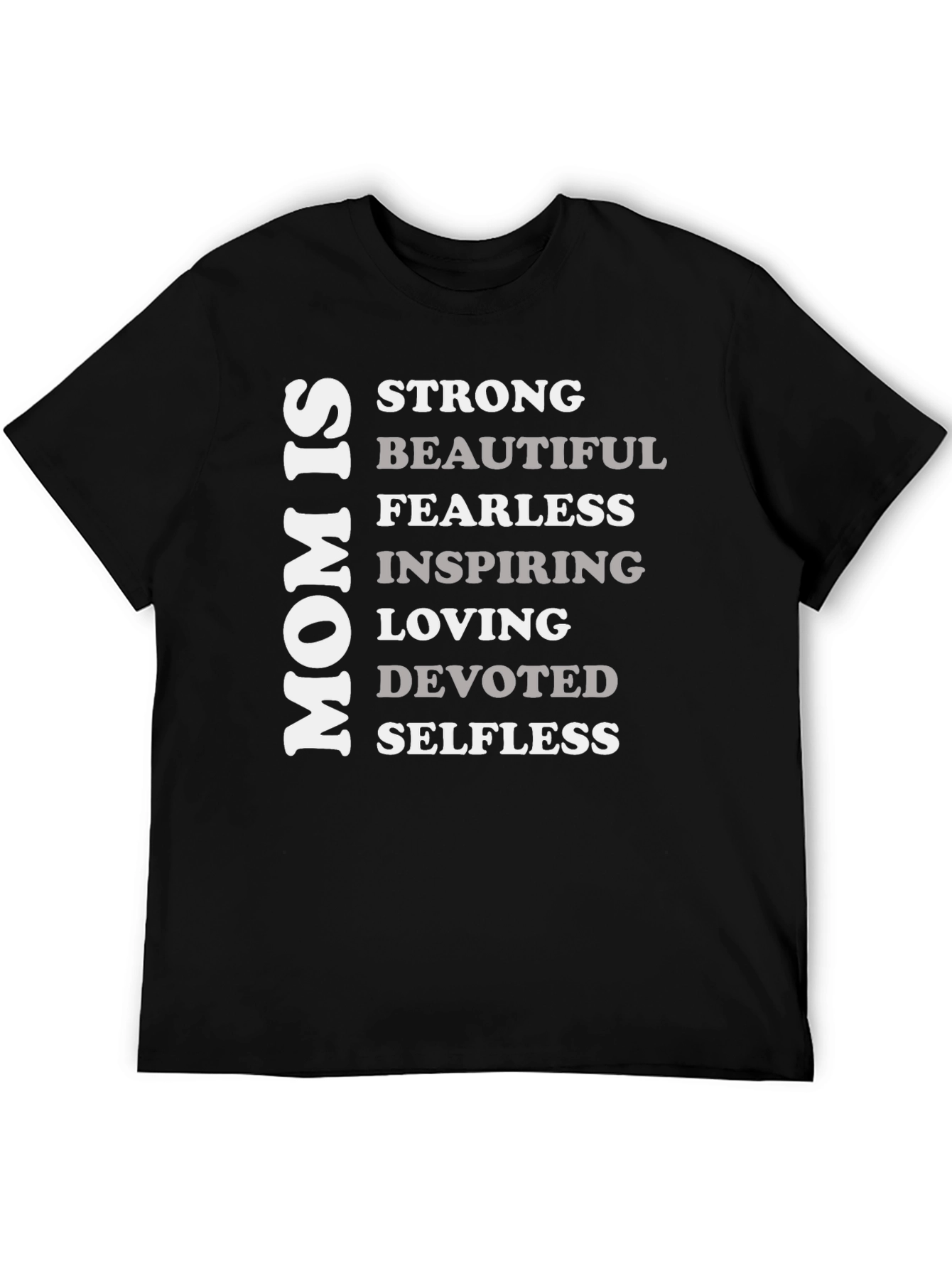 Black Mom Is Strong T-Shirt view 5