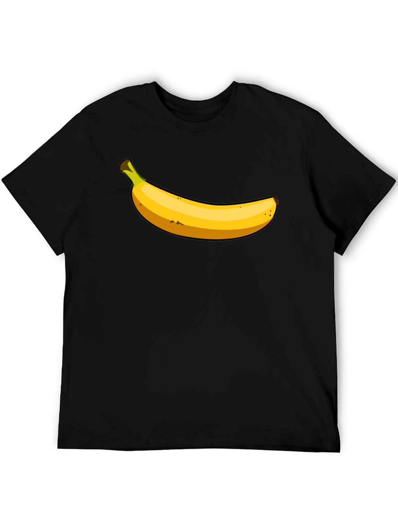 Black Banana Graphic T-Shirt - Funny Fruit Tee view 5