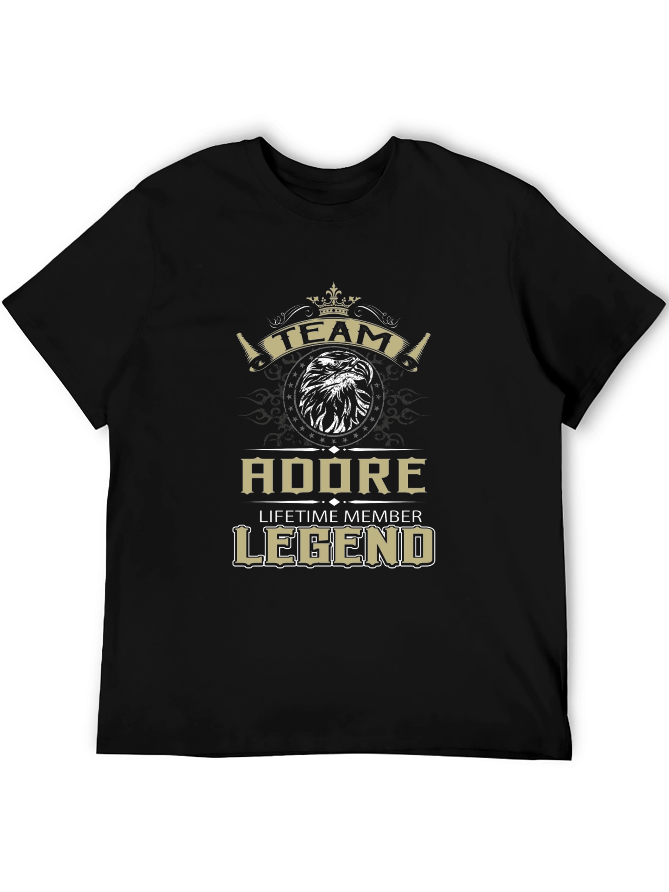 Black Team Adore Lifetime Member Legend T-Shirt view 5