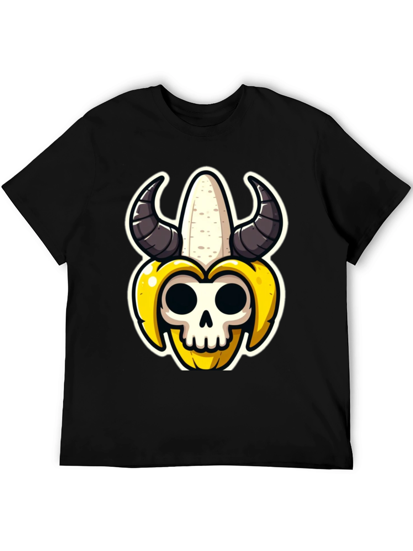 Black Banana Skull Graphic Tee view 5