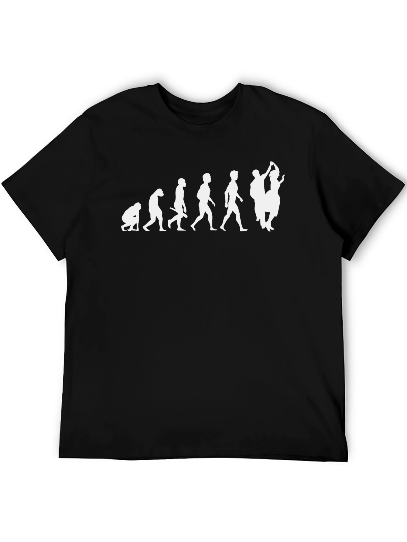 Black Evolution of Dance T-Shirt - Funny Graphic Tee view 5