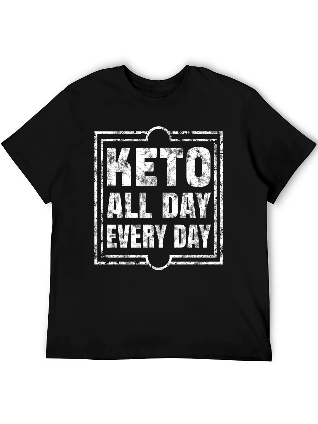 Black Keto All Day Every Day Graphic T-Shirt view 5