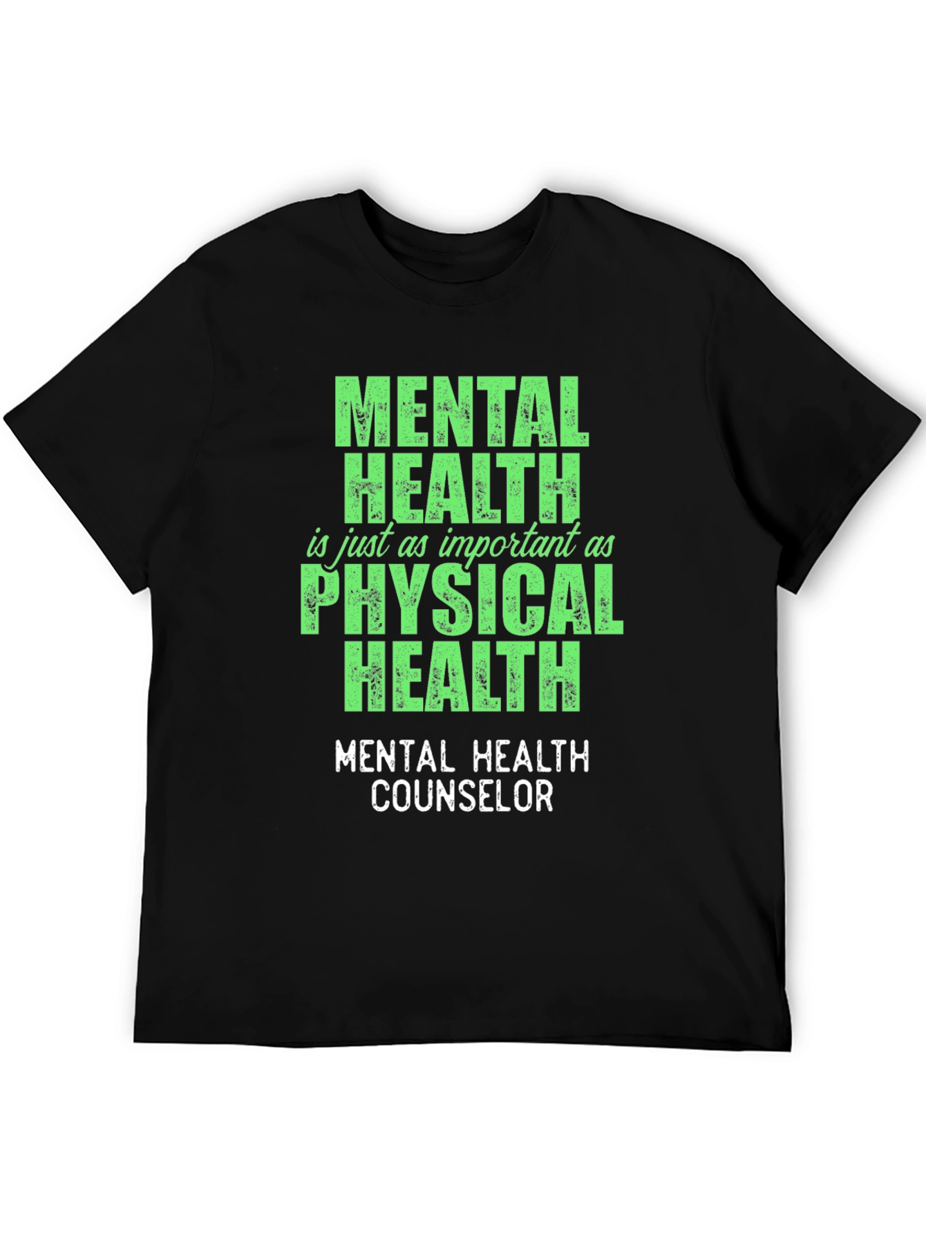 Mental Health Counselor T-Shirt - Green Graphic Tee - 5