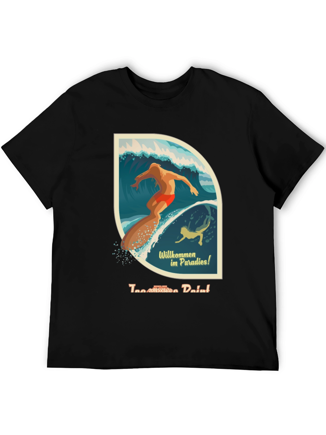 Surfer Paradise Graphic T-Shirt - Cool Vintage Style - 5