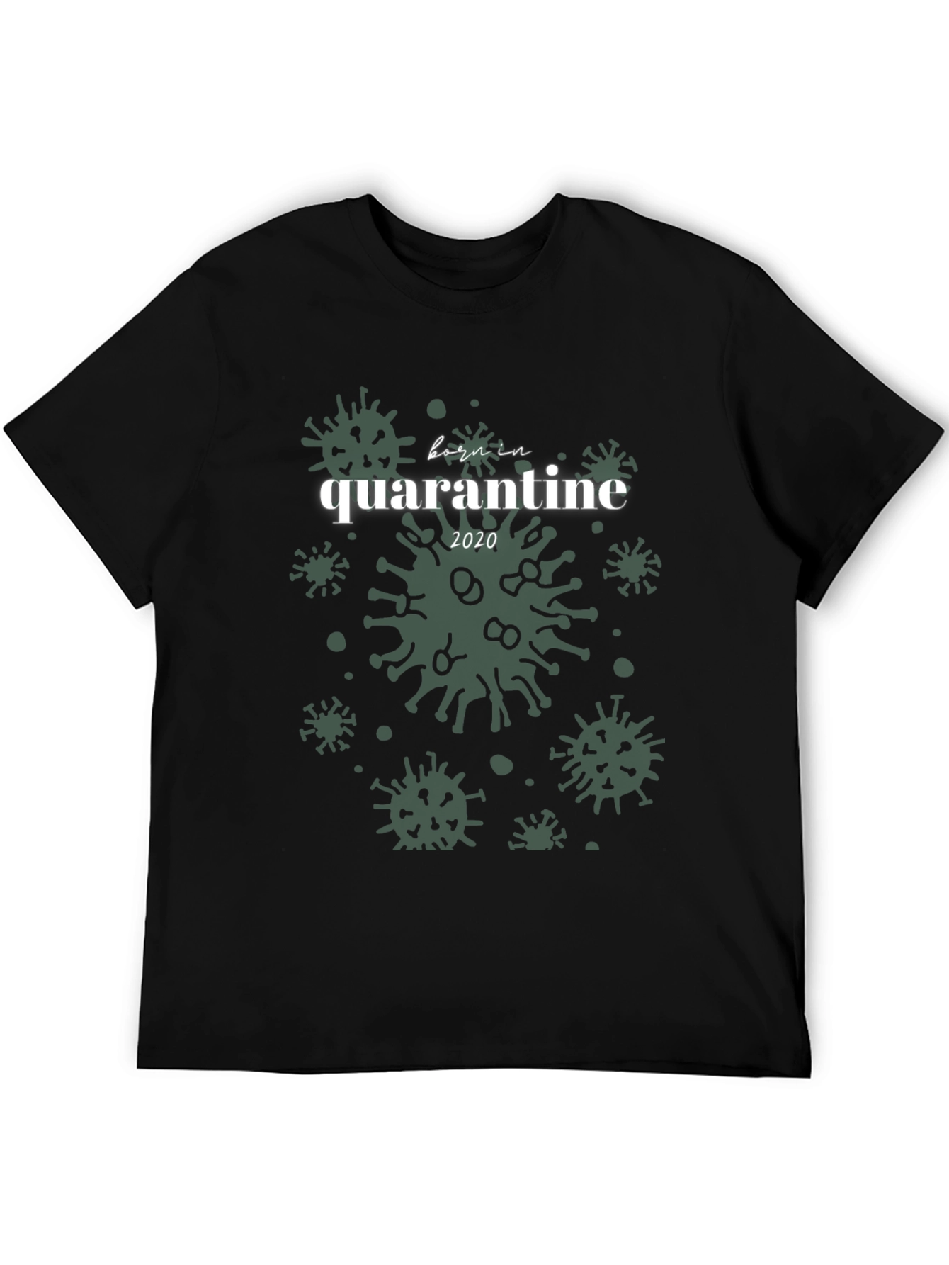 Black Born in Quarantine 2020 Graphic Tee view 5