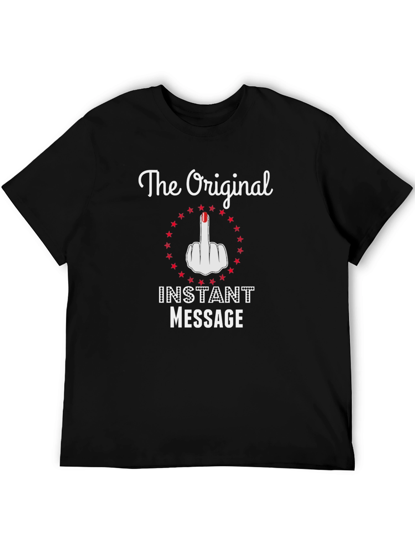 Black Original Instant Message T-Shirt view 5
