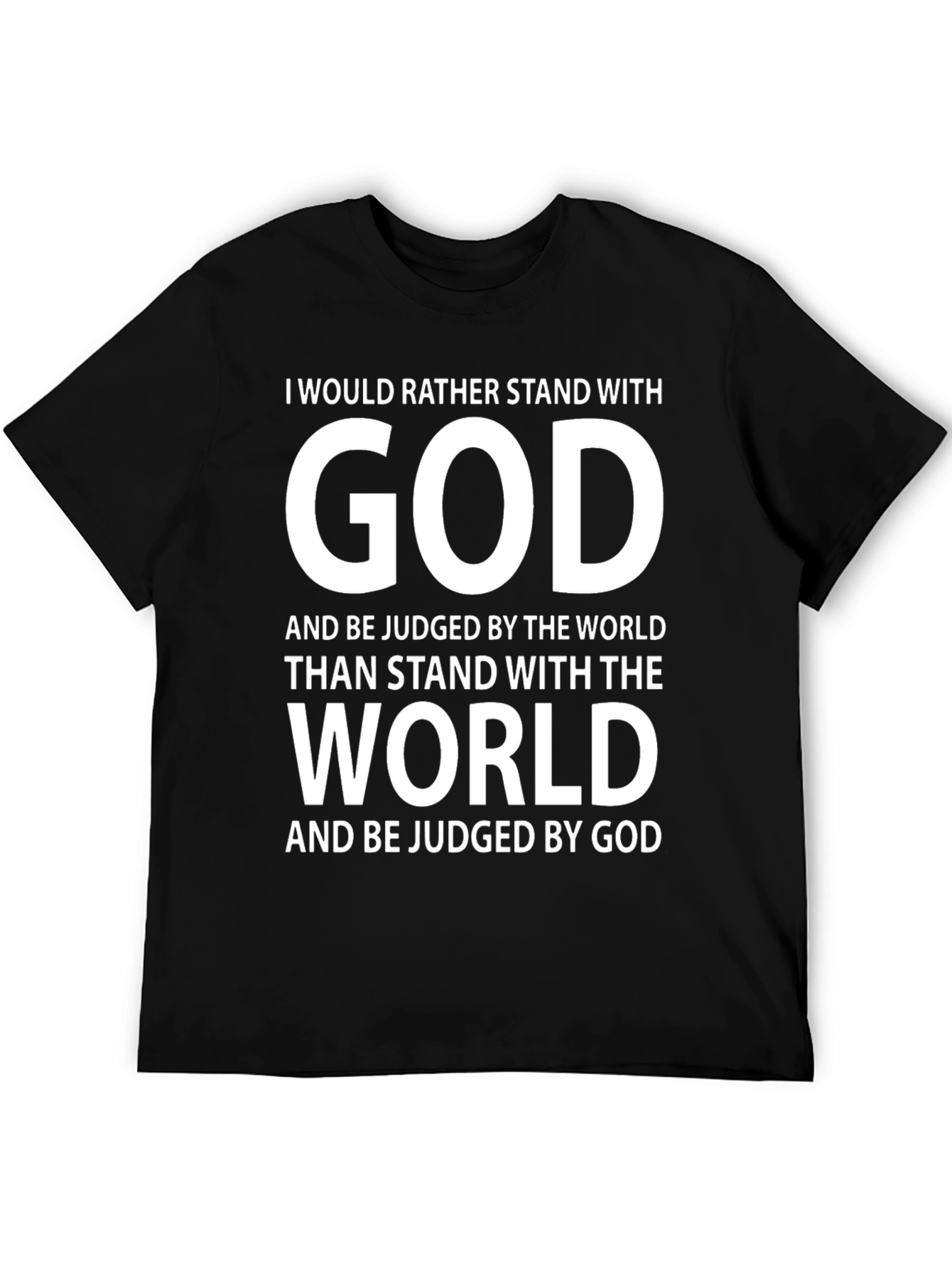 Stand with God Graphic T-Shirt - 5