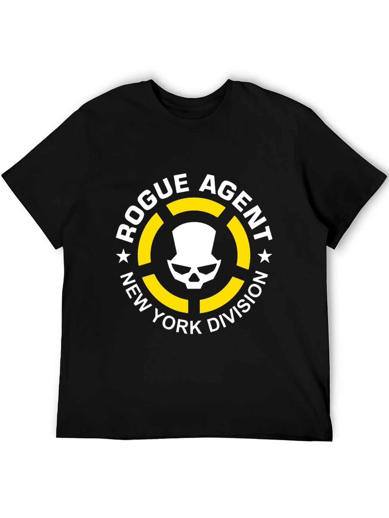Black Rogue Agent NY Division Graphic T-Shirt view 5