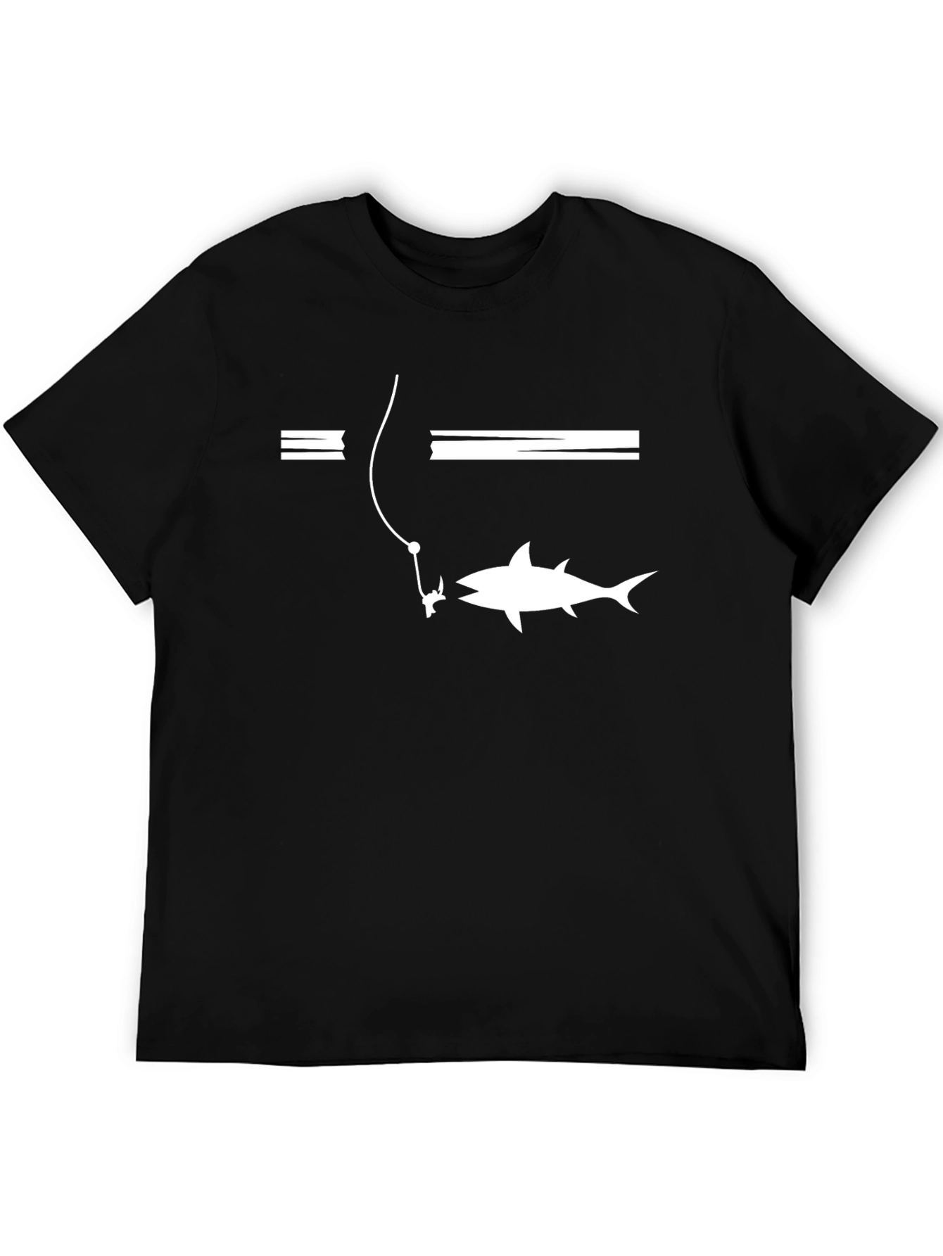 Black Shark Bait Tee - Men's Graphic T-Shirt view 5
