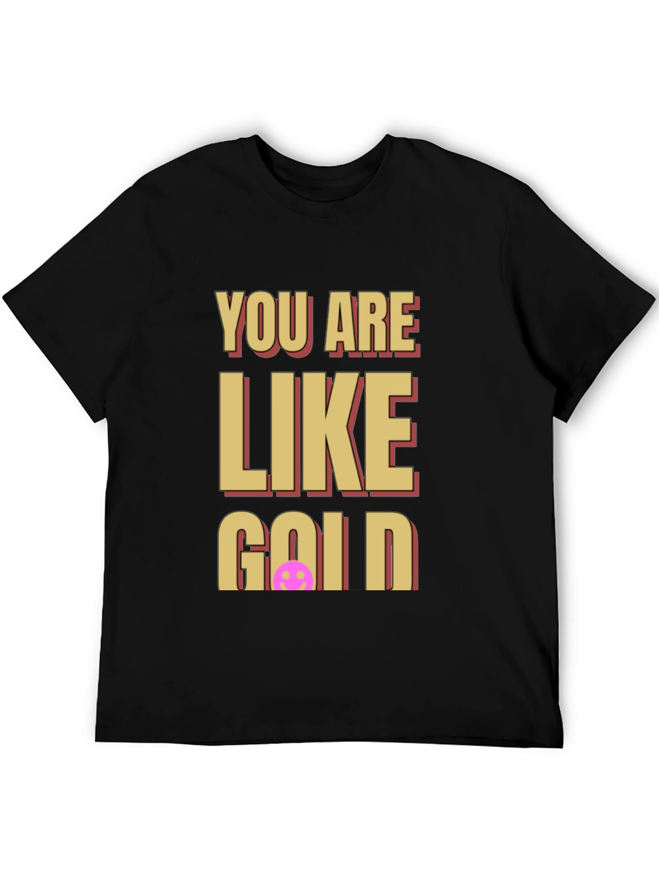 Black You Are Like Gold Graphic Tee view 5