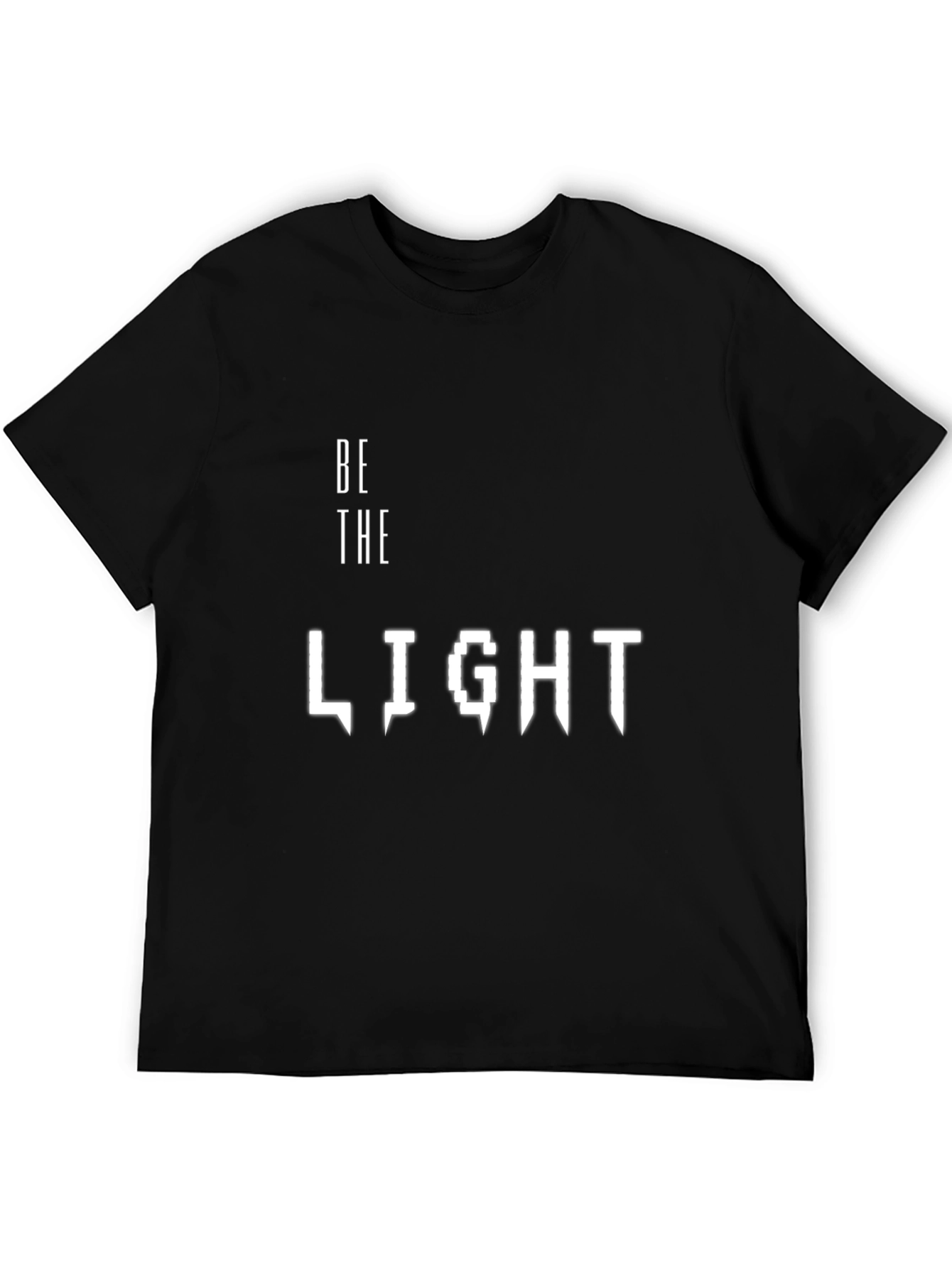 Black Be The Light Black T-Shirt view 5