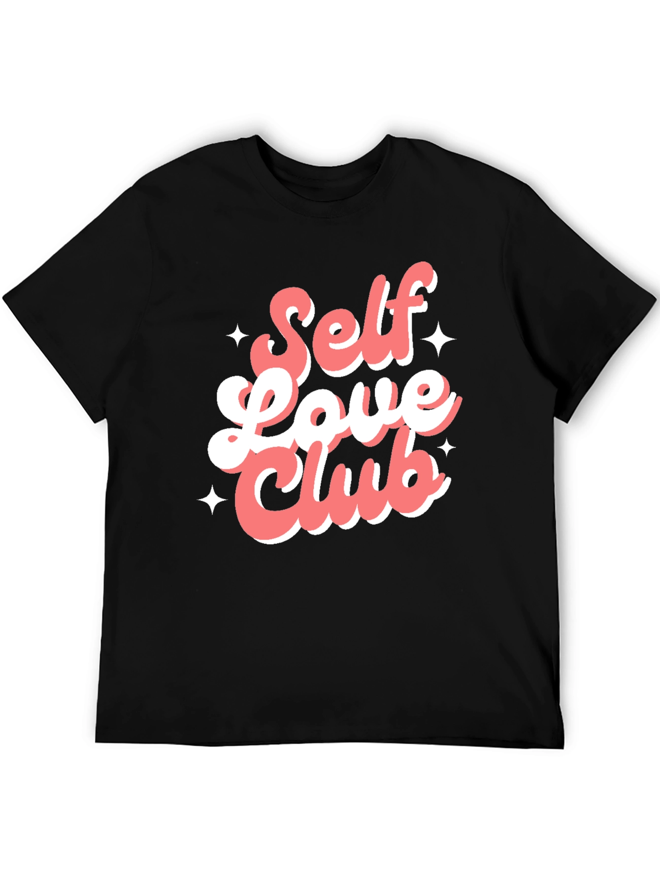 Black Self Love Club Graphic Tee view 5