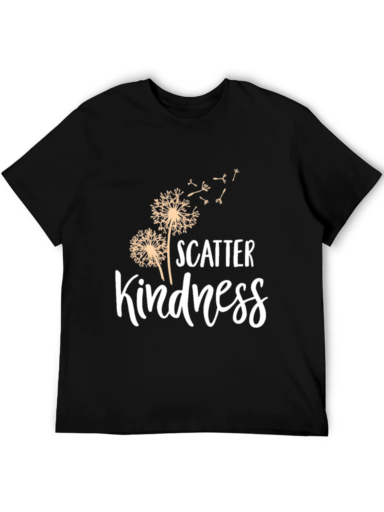Black Scatter Kindness Graphic Tee view 5