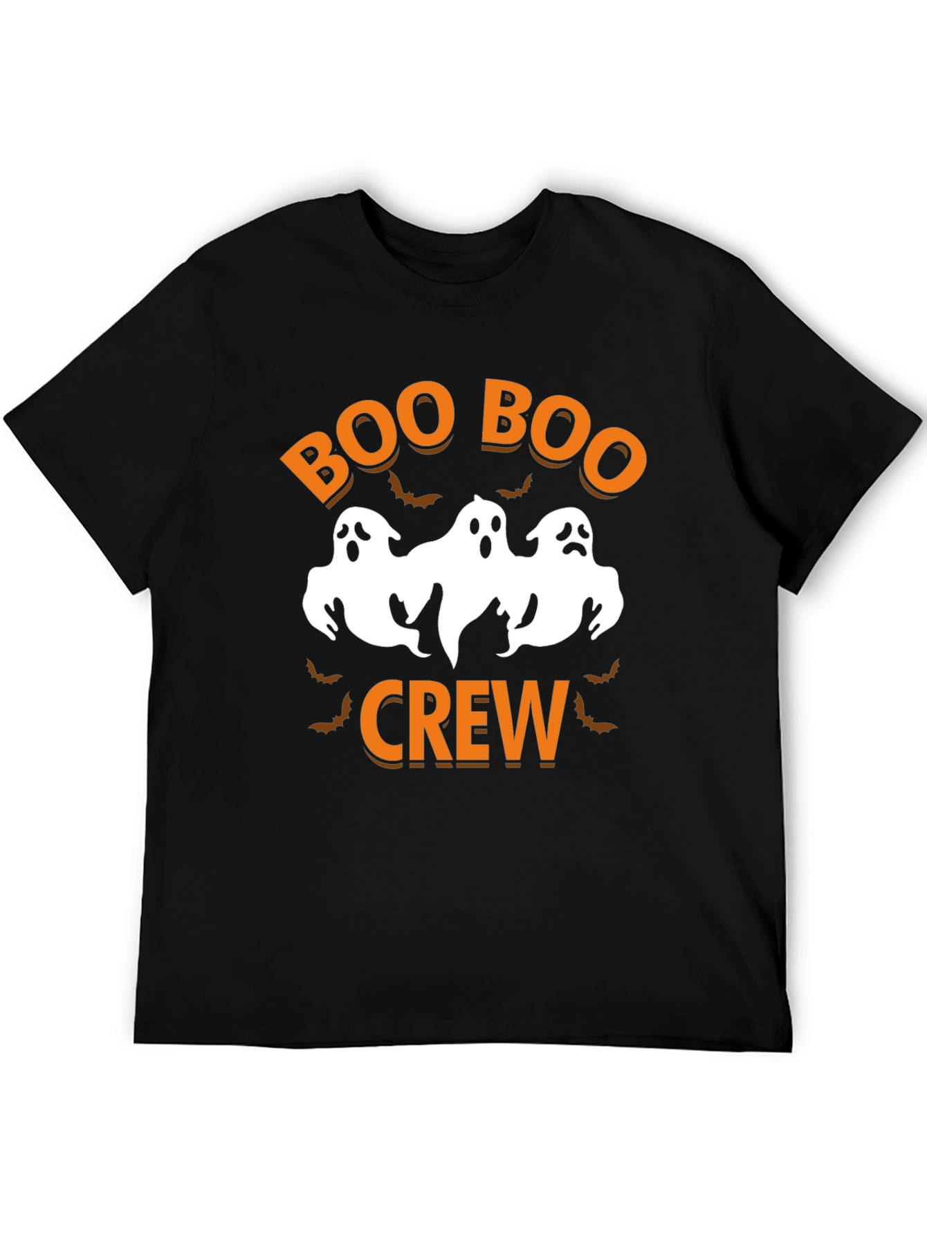 Black Boo Boo Crew Halloween T-Shirt view 5