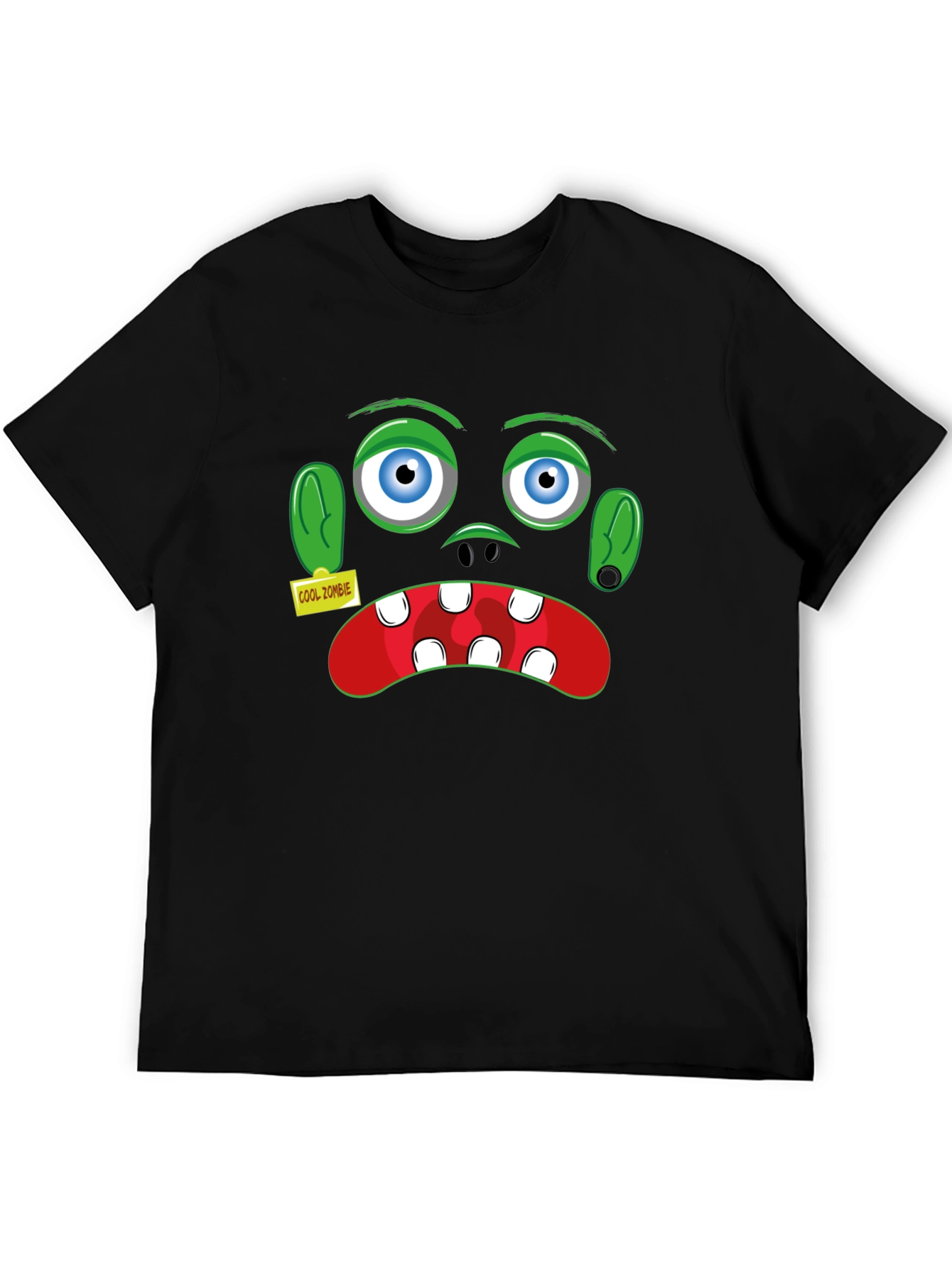 Black Cool Zombie Graphic T-Shirt - Halloween view 5