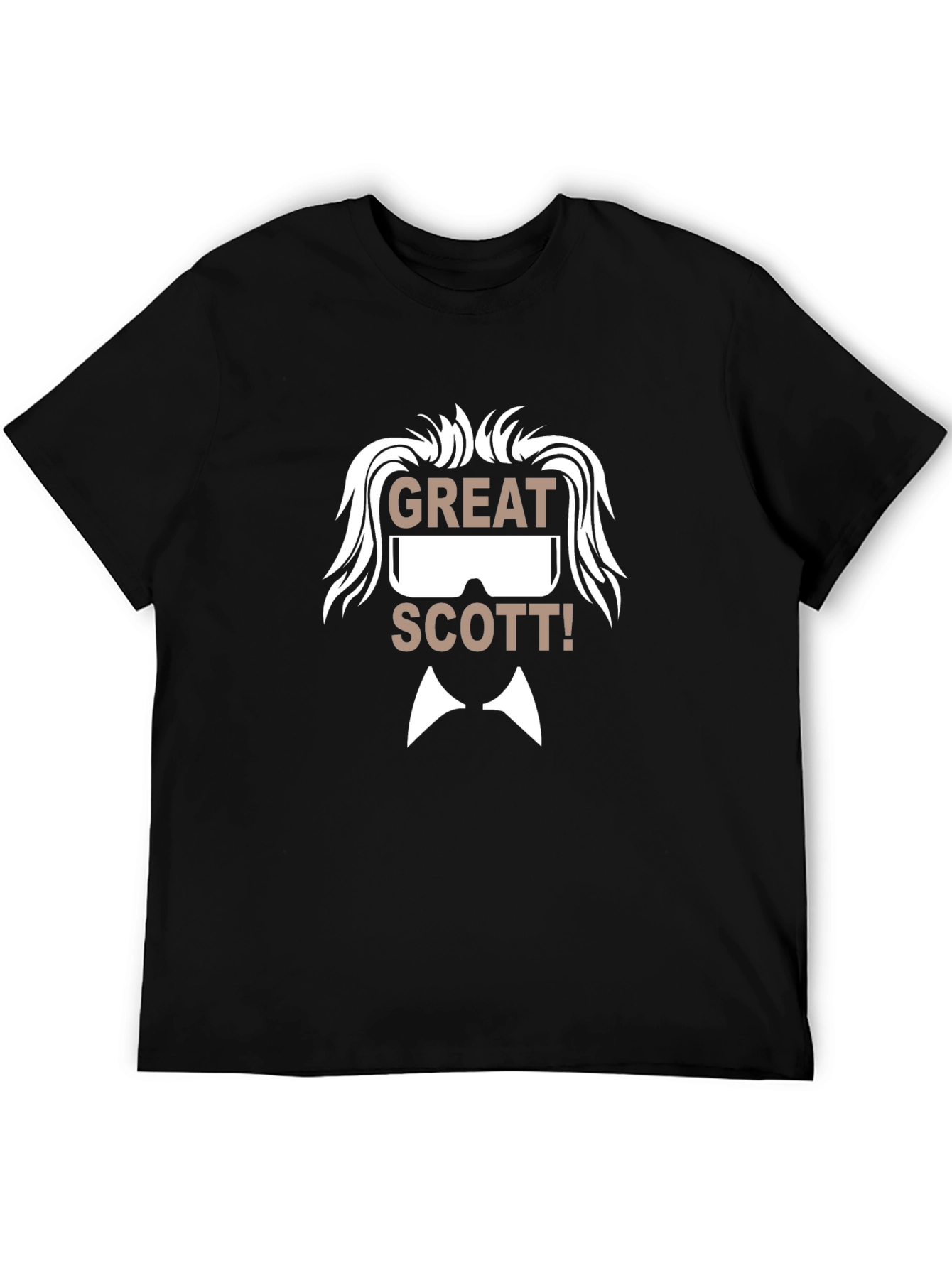 Black Great Scott! T-Shirt - Back to the Future Inspired view 5
