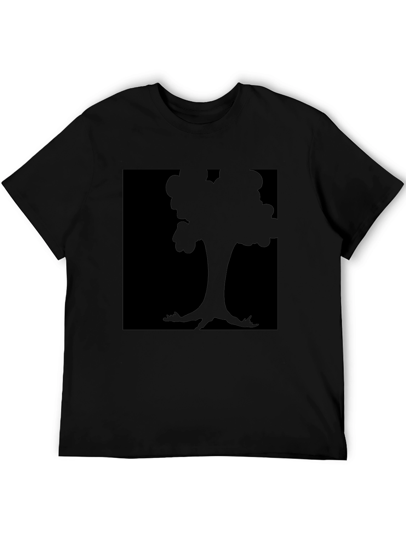 Black Black Tree Graphic Tee - Stylish and Comfortable view 5