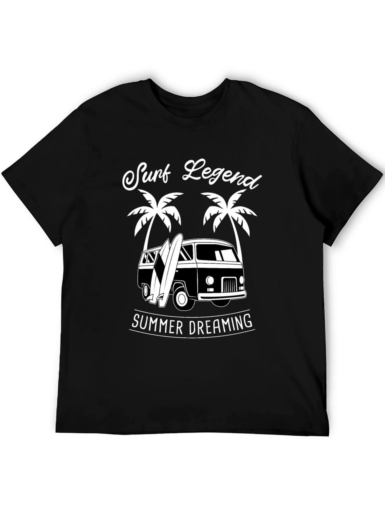 Black Surf Legend Summer Dreaming T-Shirt view 5