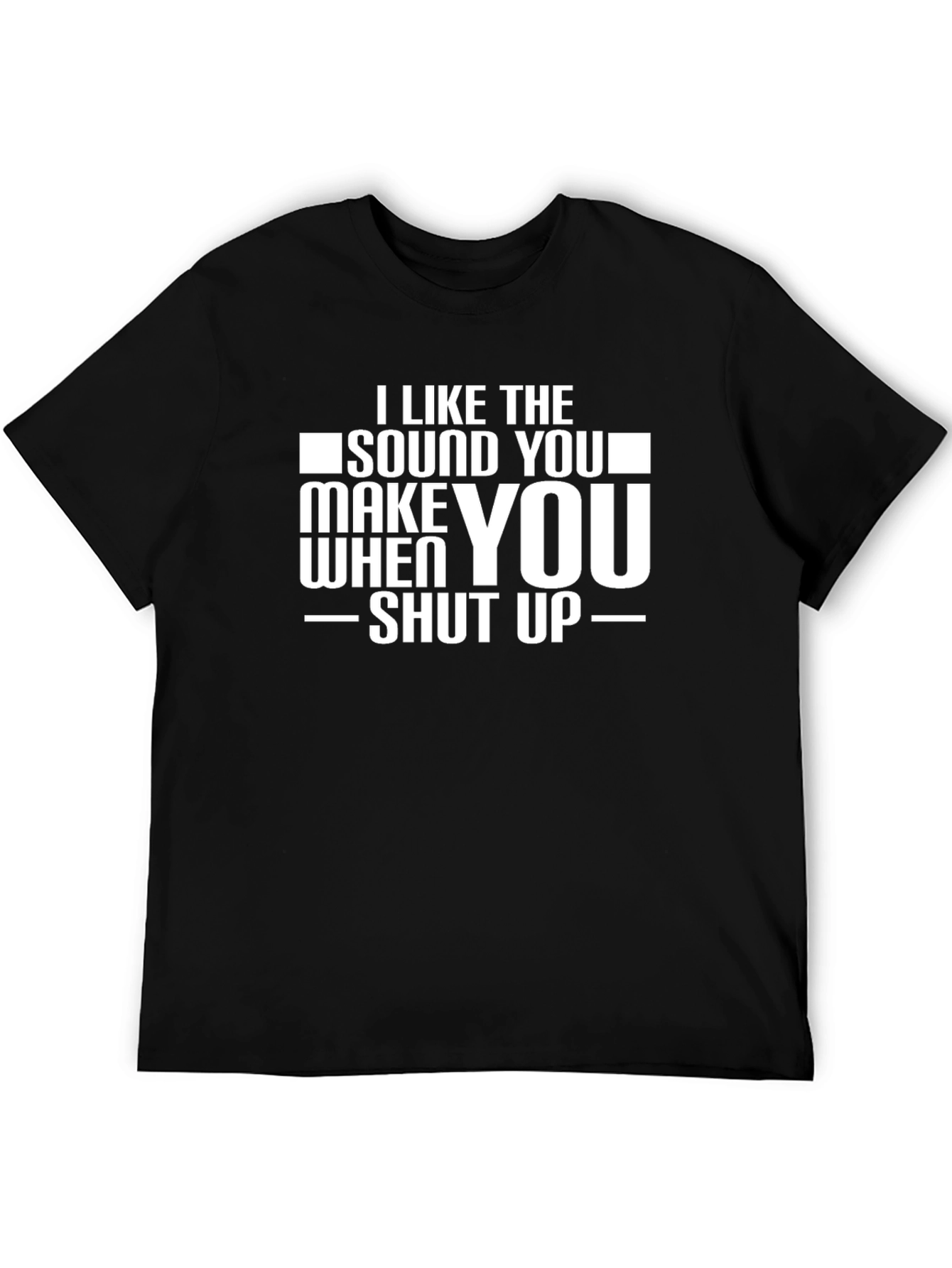 Black Funny Graphic Tee: I Like the Sound You Make view 5