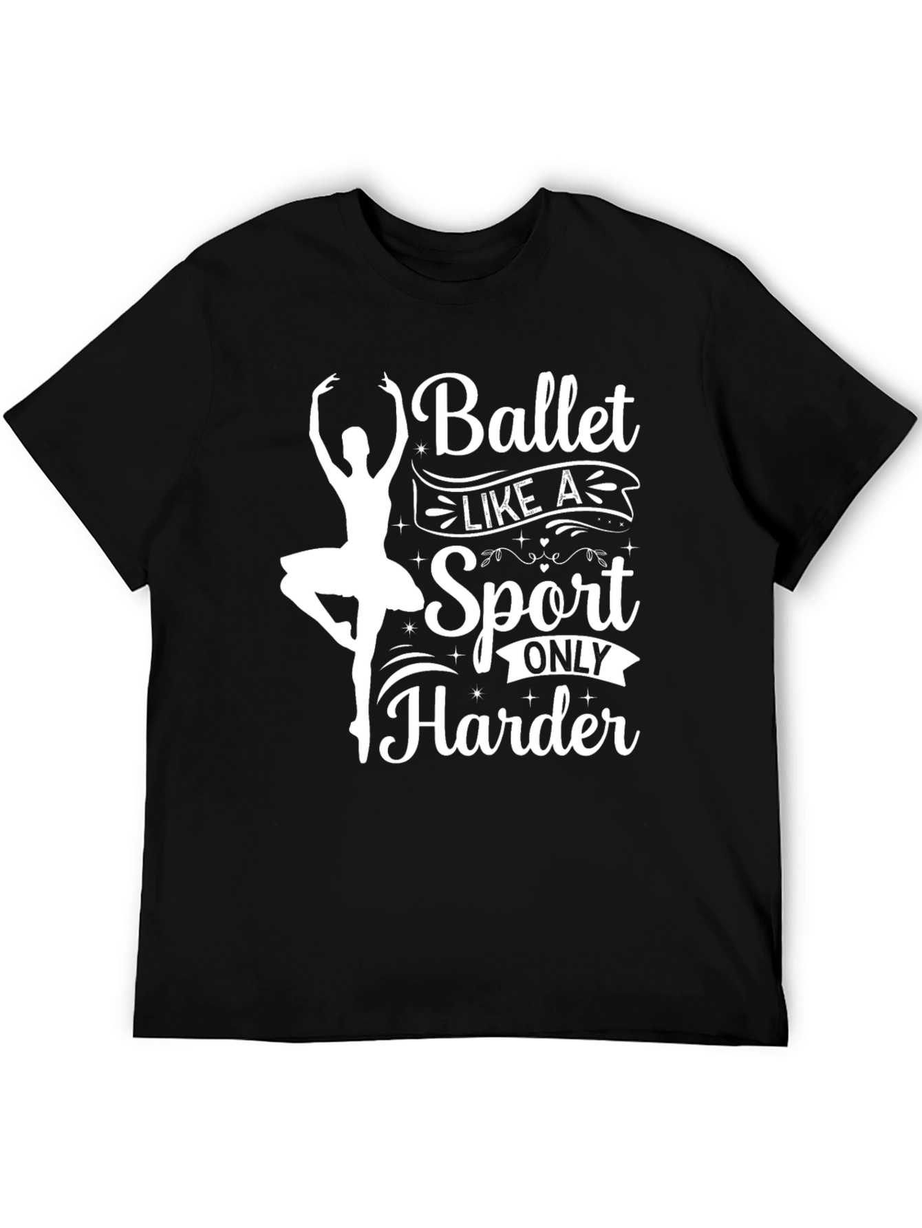 Black Ballet Like a Sport T-Shirt view 5